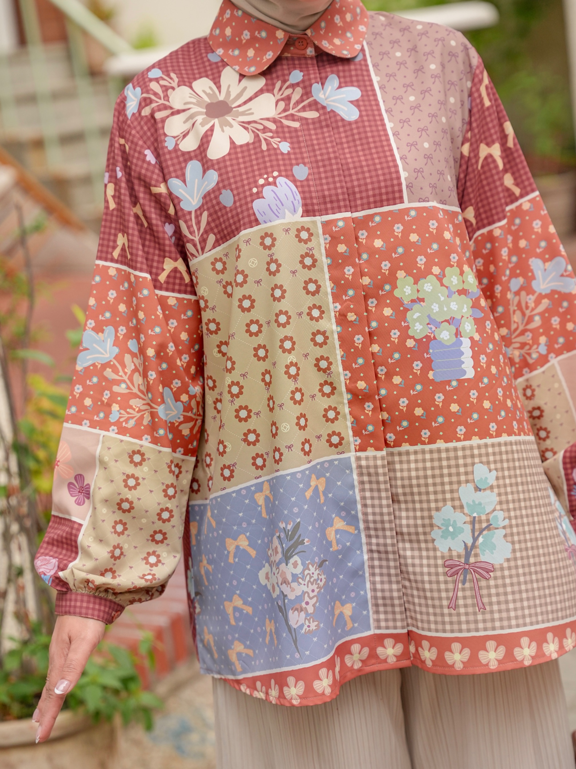 Seiya Blouse Terracotta