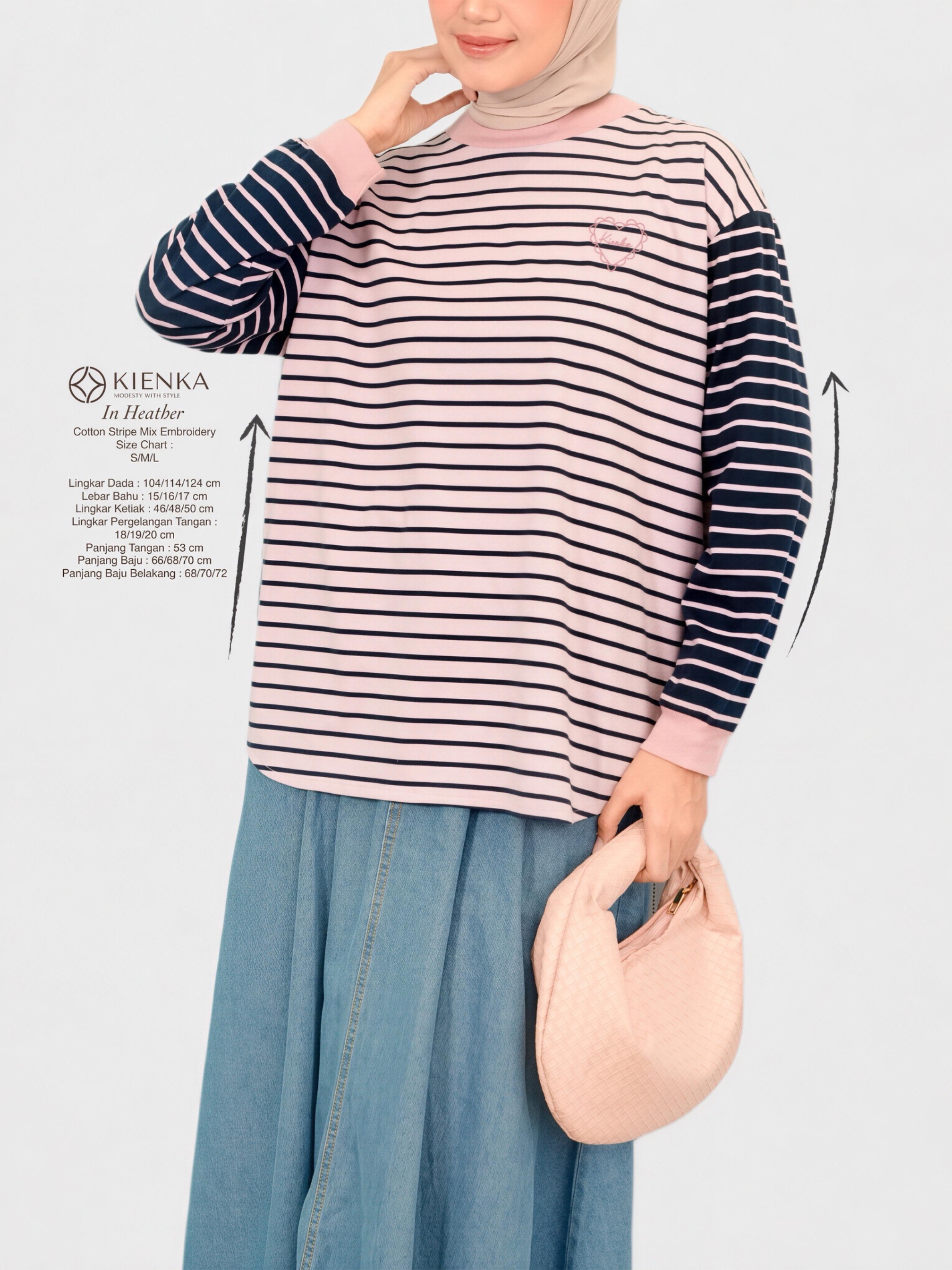 Sera Stripe Longsleeve Heather