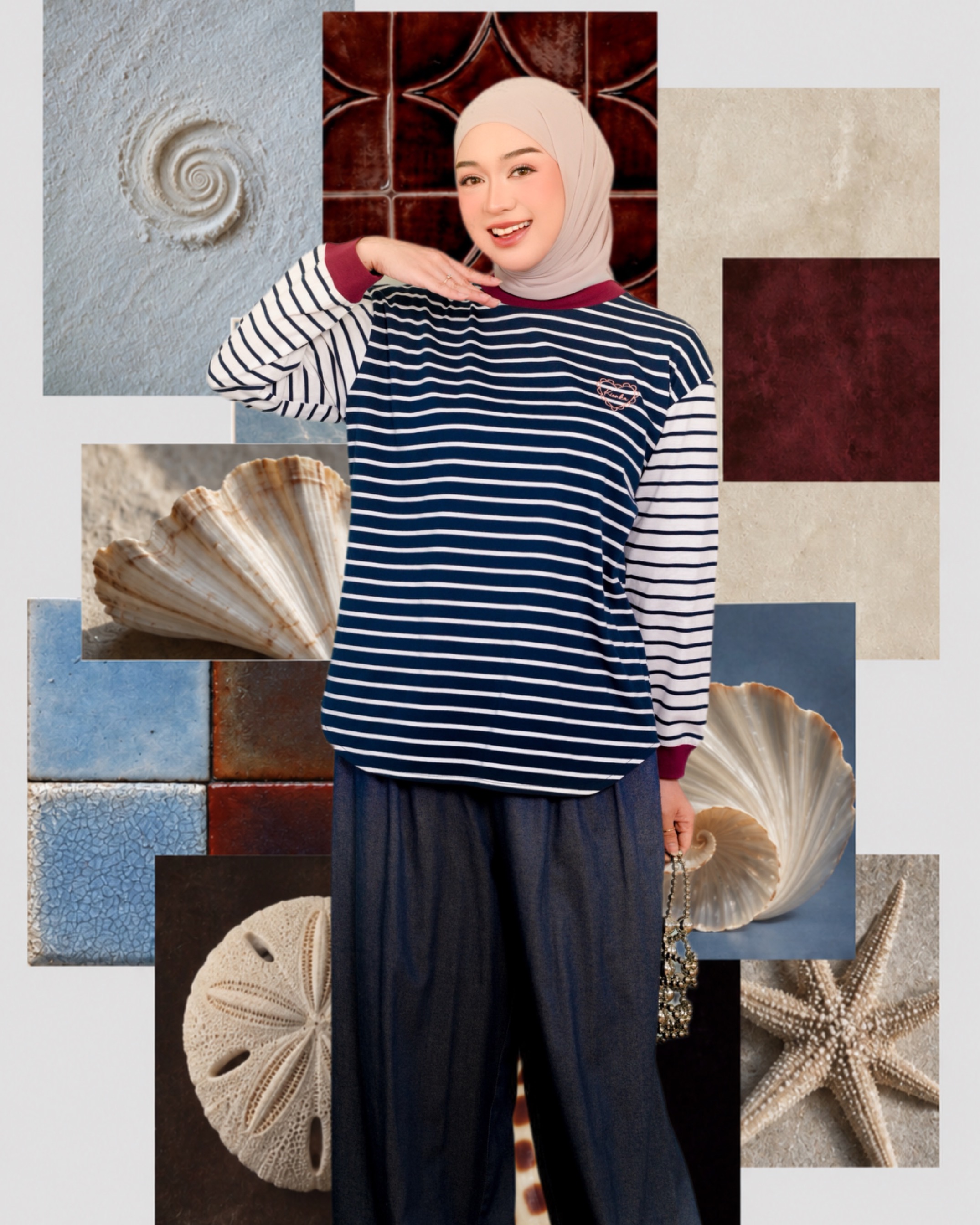Sera Stripe Longsleeve Navy