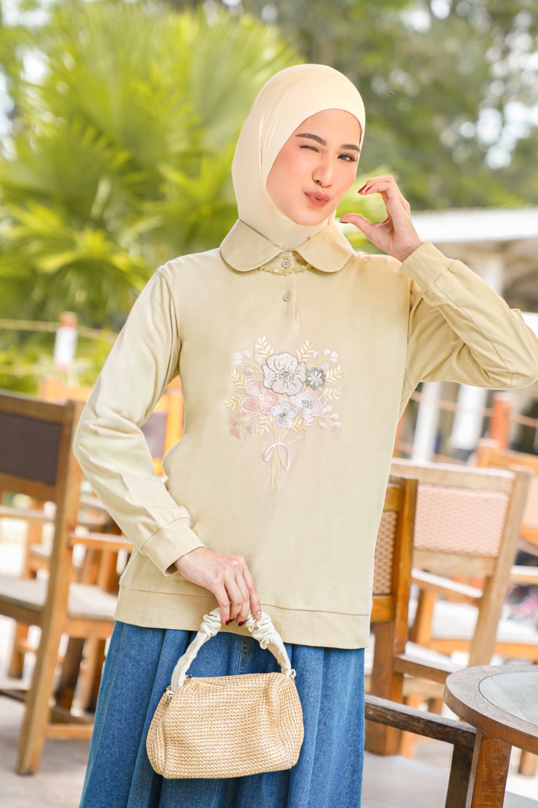 Kiyo Shirt Latte