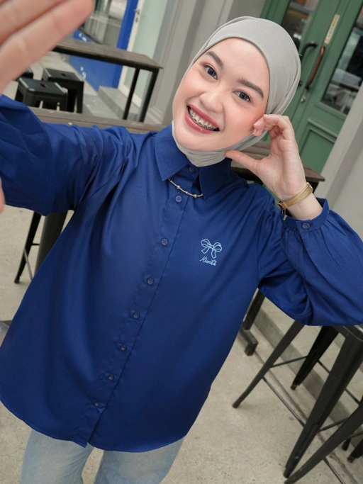 Image of Mora Daily Shirt Cobalt