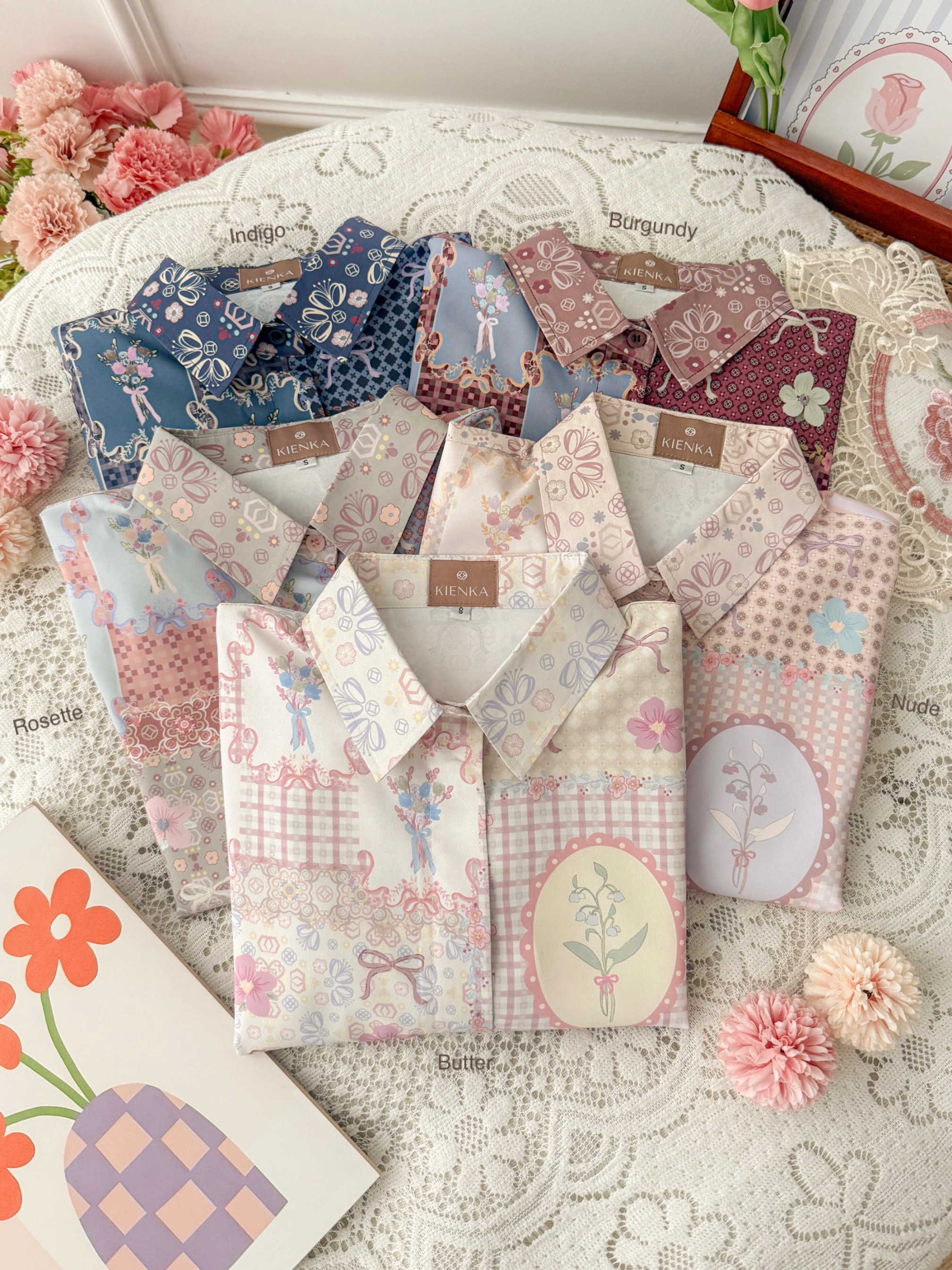 Azalea Blouse Indigo