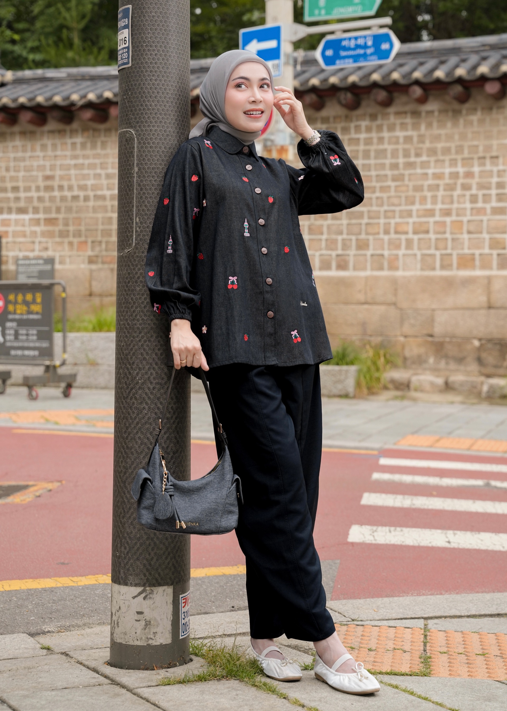 Sola Denim Shirt Onyx