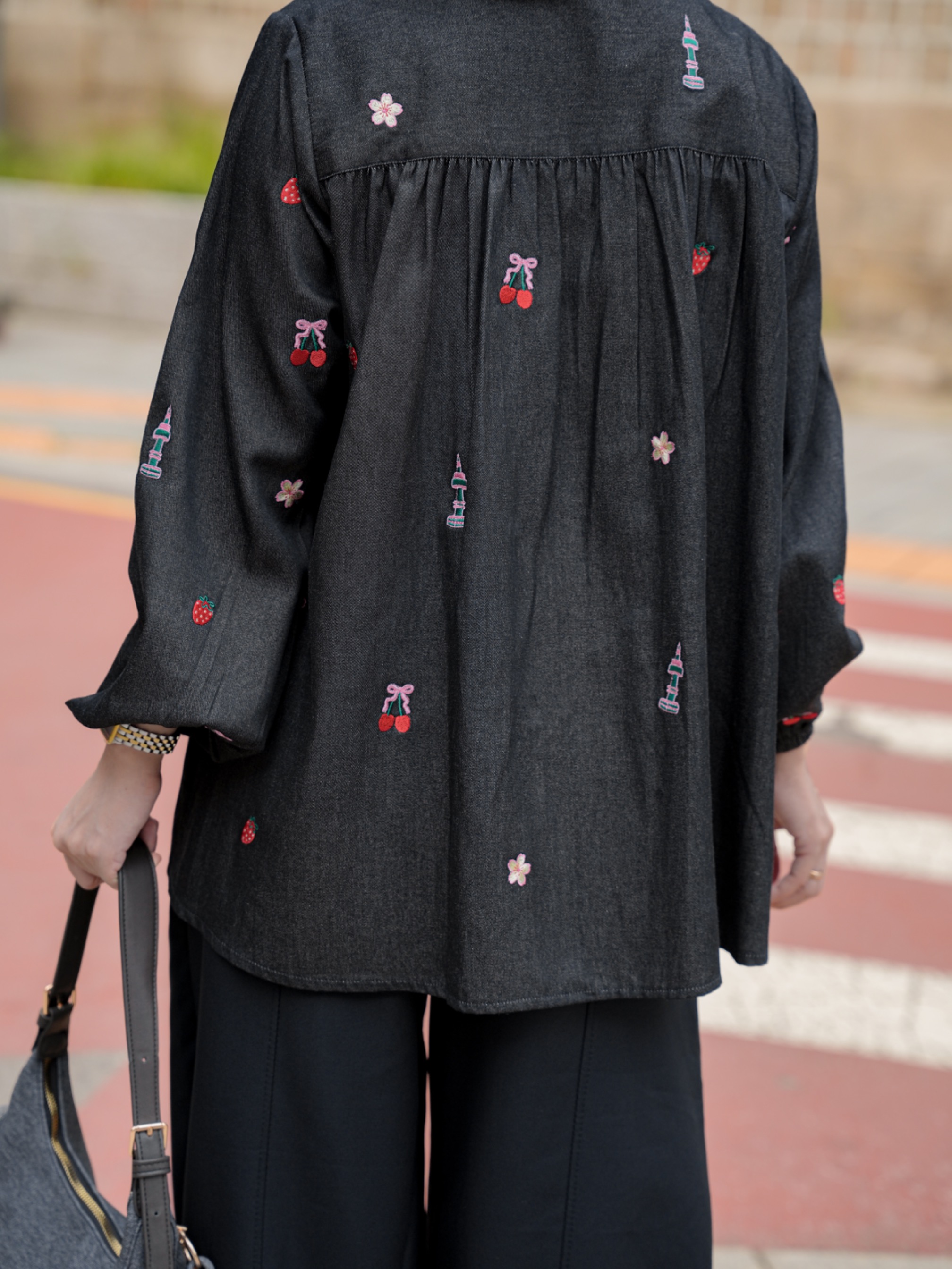 Sola Denim Shirt Onyx