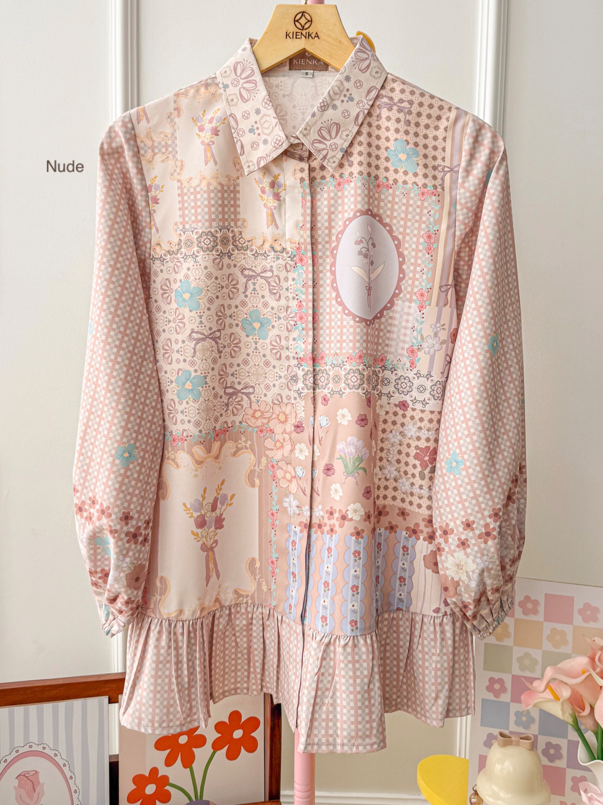 Azalea Blouse Nude