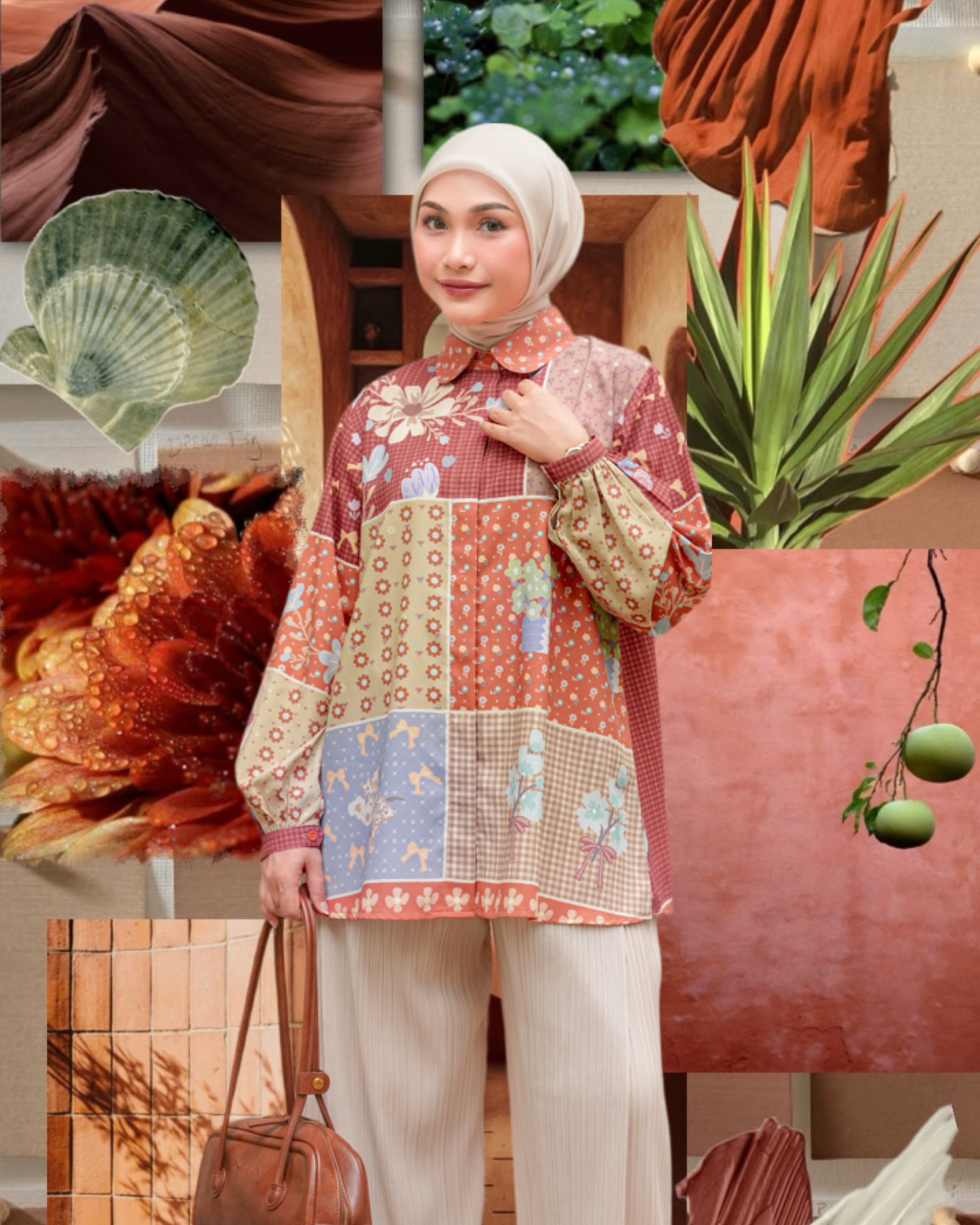 Seiya Blouse Terracotta