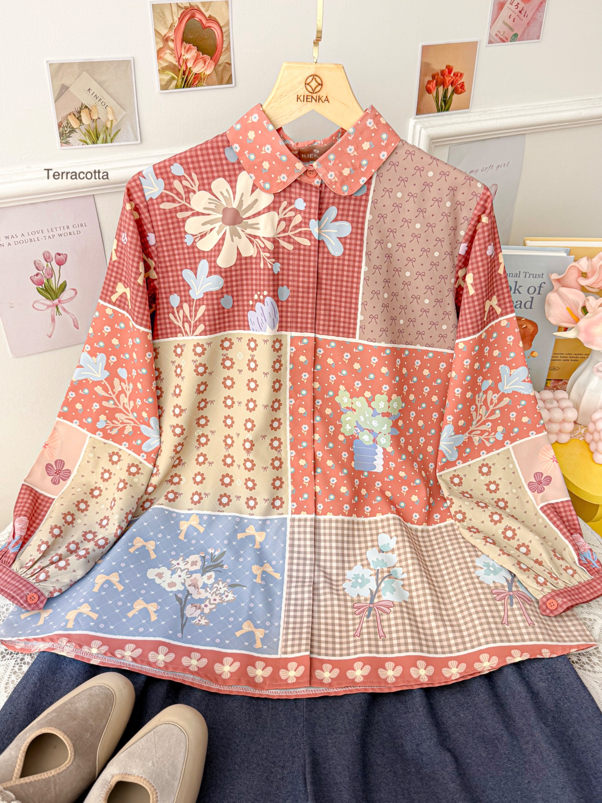 Seiya Blouse Terracotta