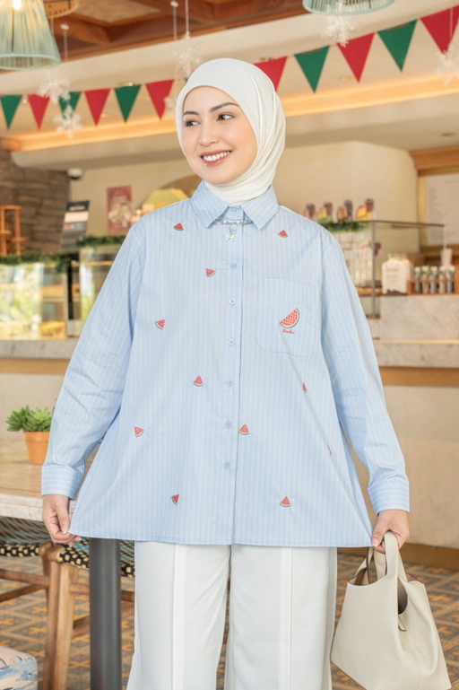 Image of Aruna Embroidery Shirt Airy