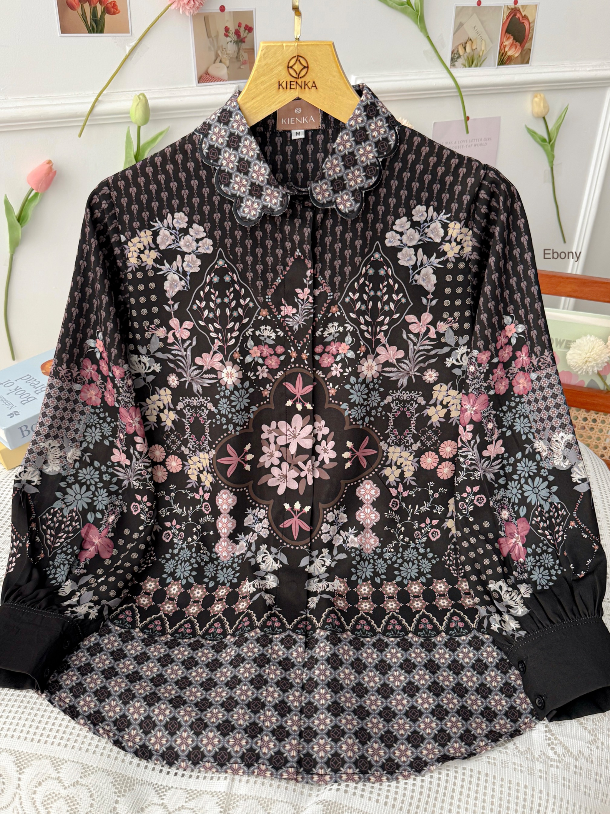 Aurelie Blouse Ebony