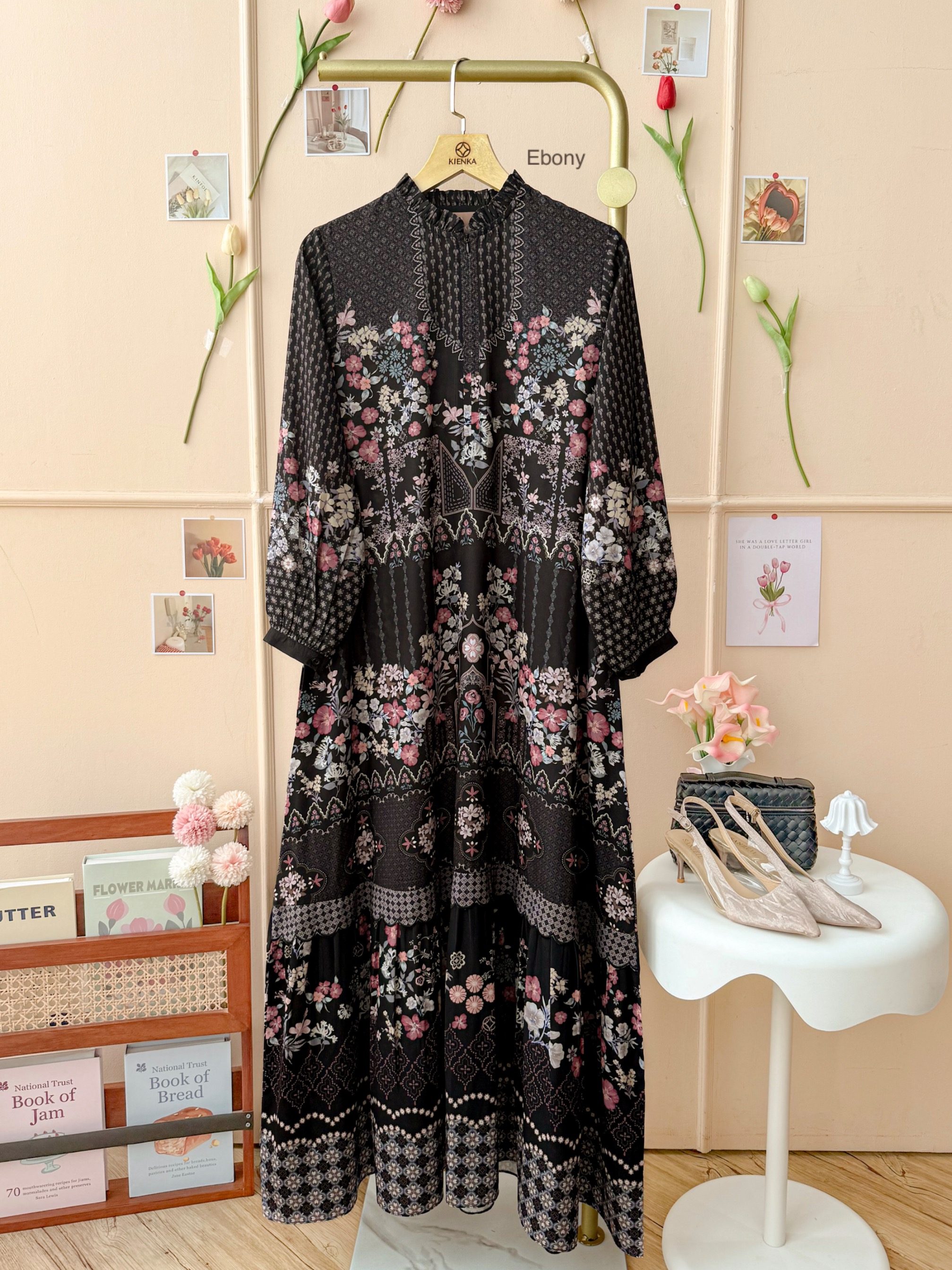 Aurelie Dress Ebony 