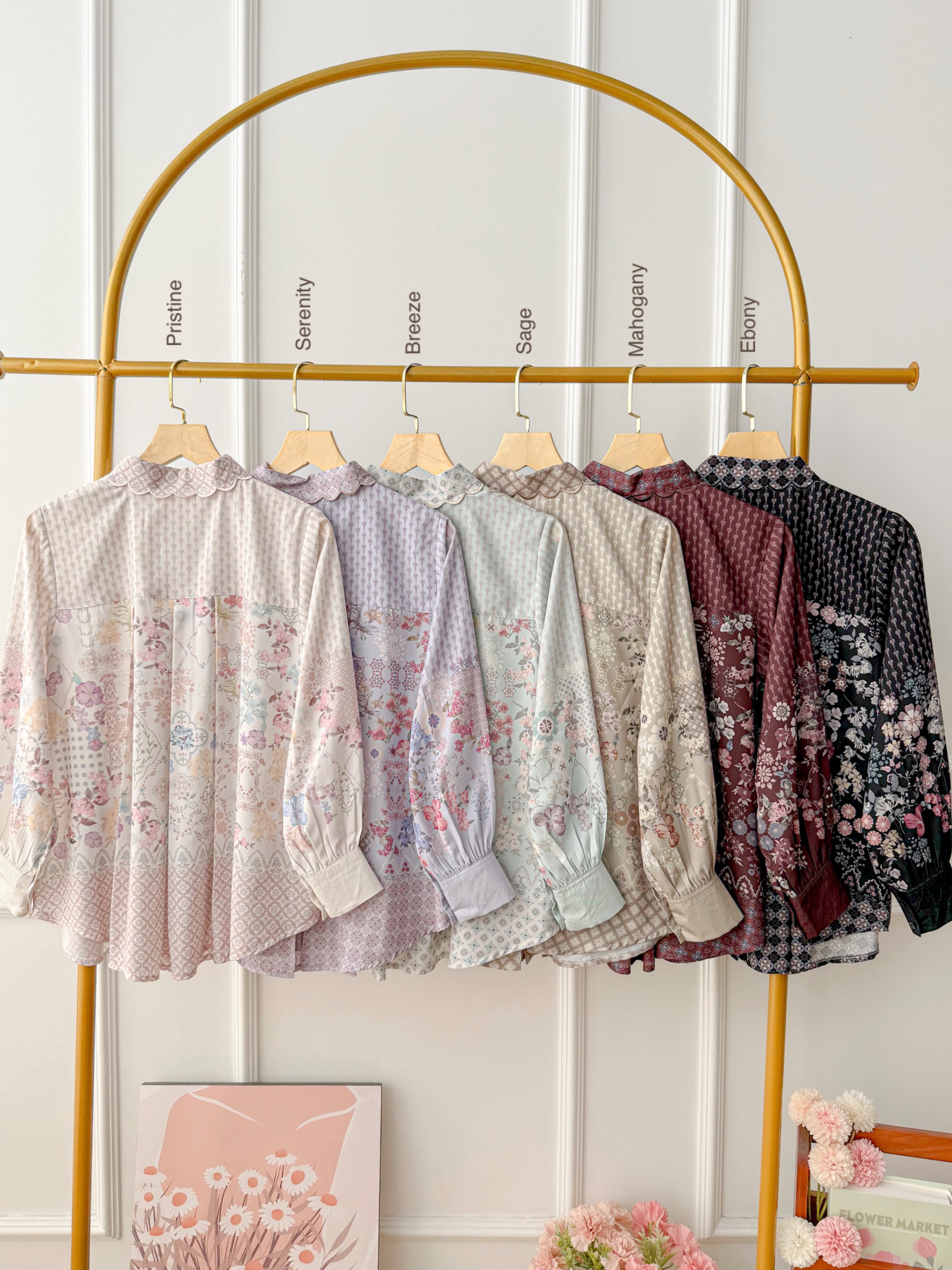 Aurelie Blouse Mahogany