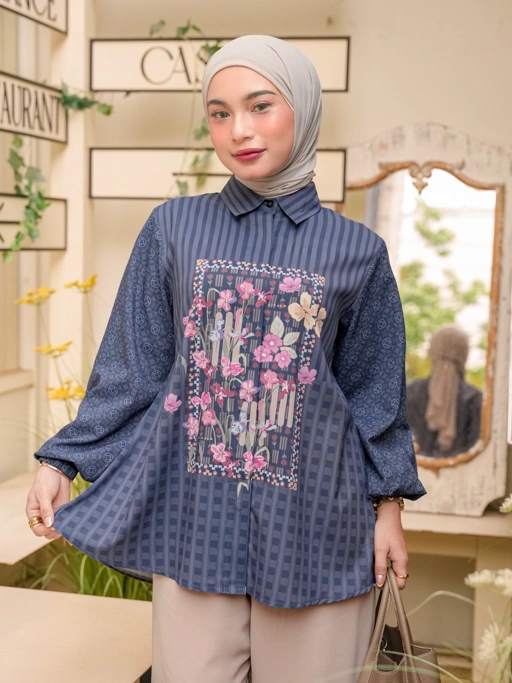 Mine Blouse Indigo