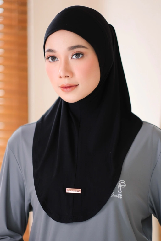 Image of Nara Hijab Sport Onyx