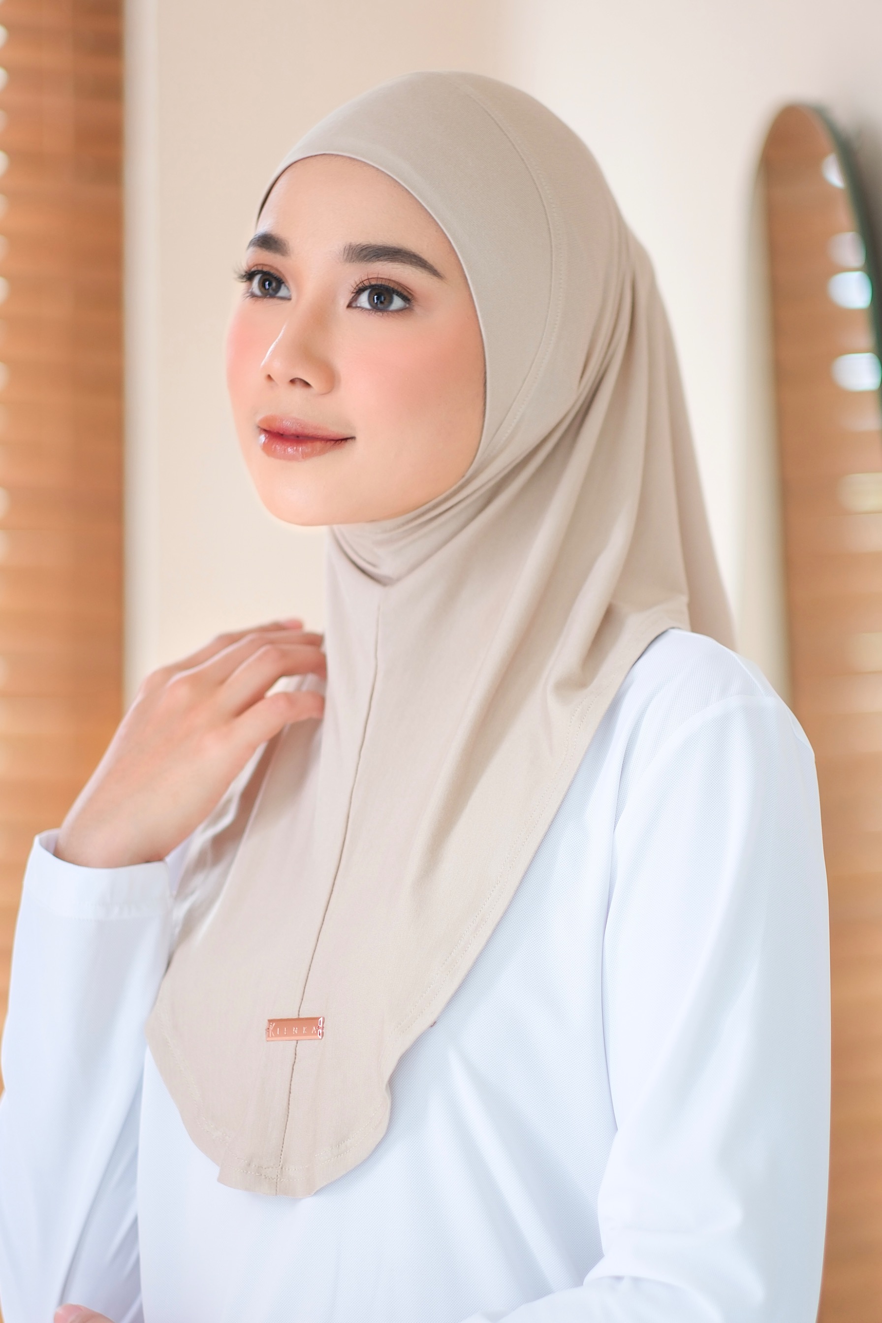 Nara Hijab Sport Beige