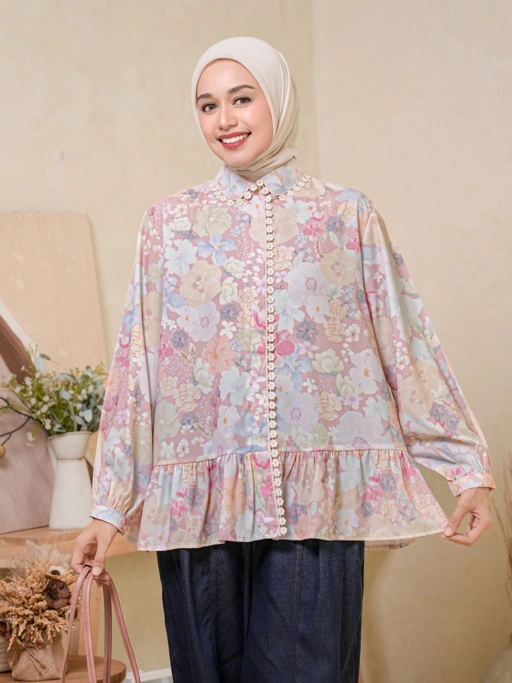 Image of Seliya Blouse Blush