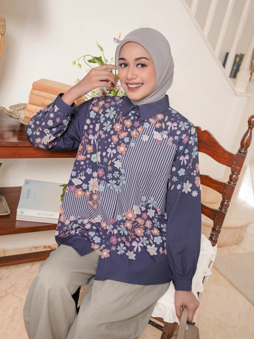 Arumi Blouse Indigo