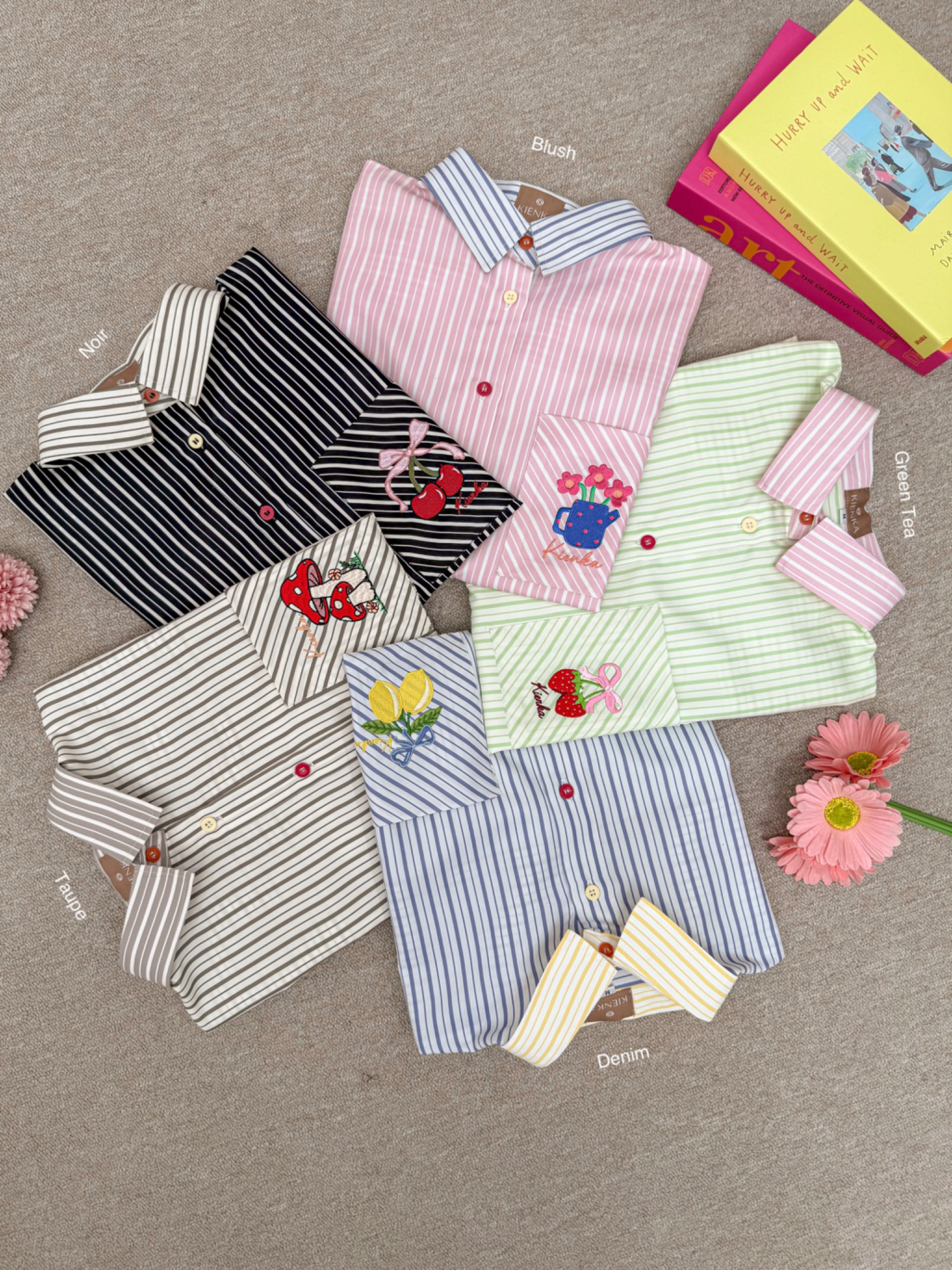 Yuna Stripe Shirt Denim