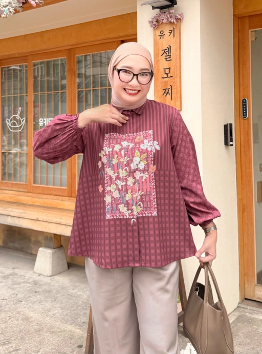Mine Blouse Mahogany