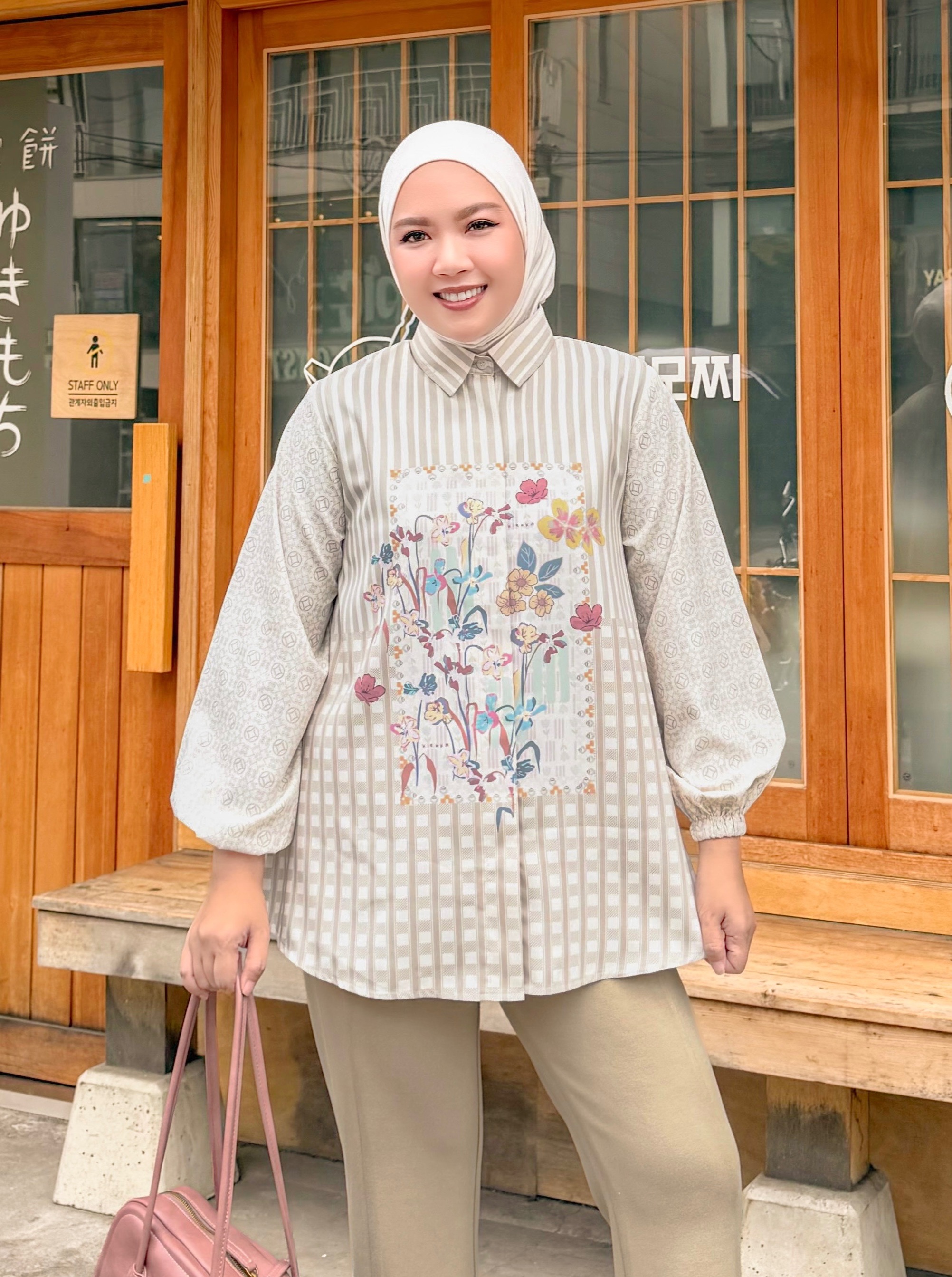 Mine Blouse Khaki