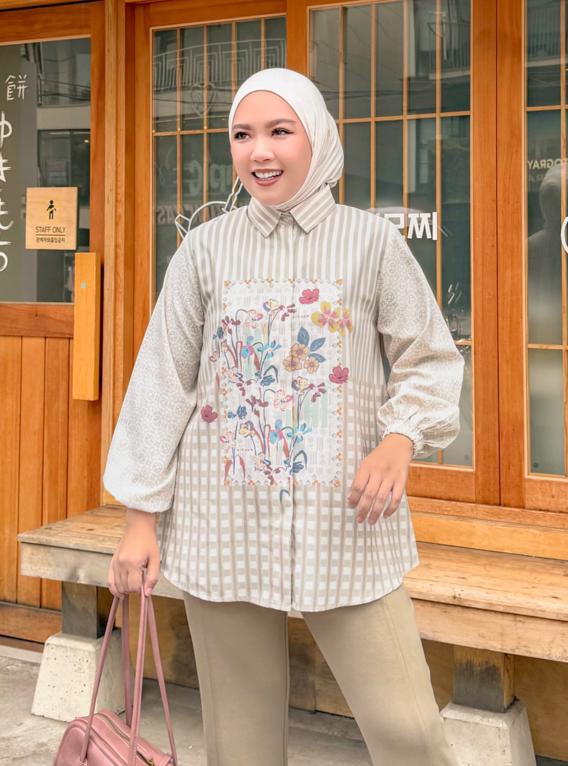Mine Blouse Khaki