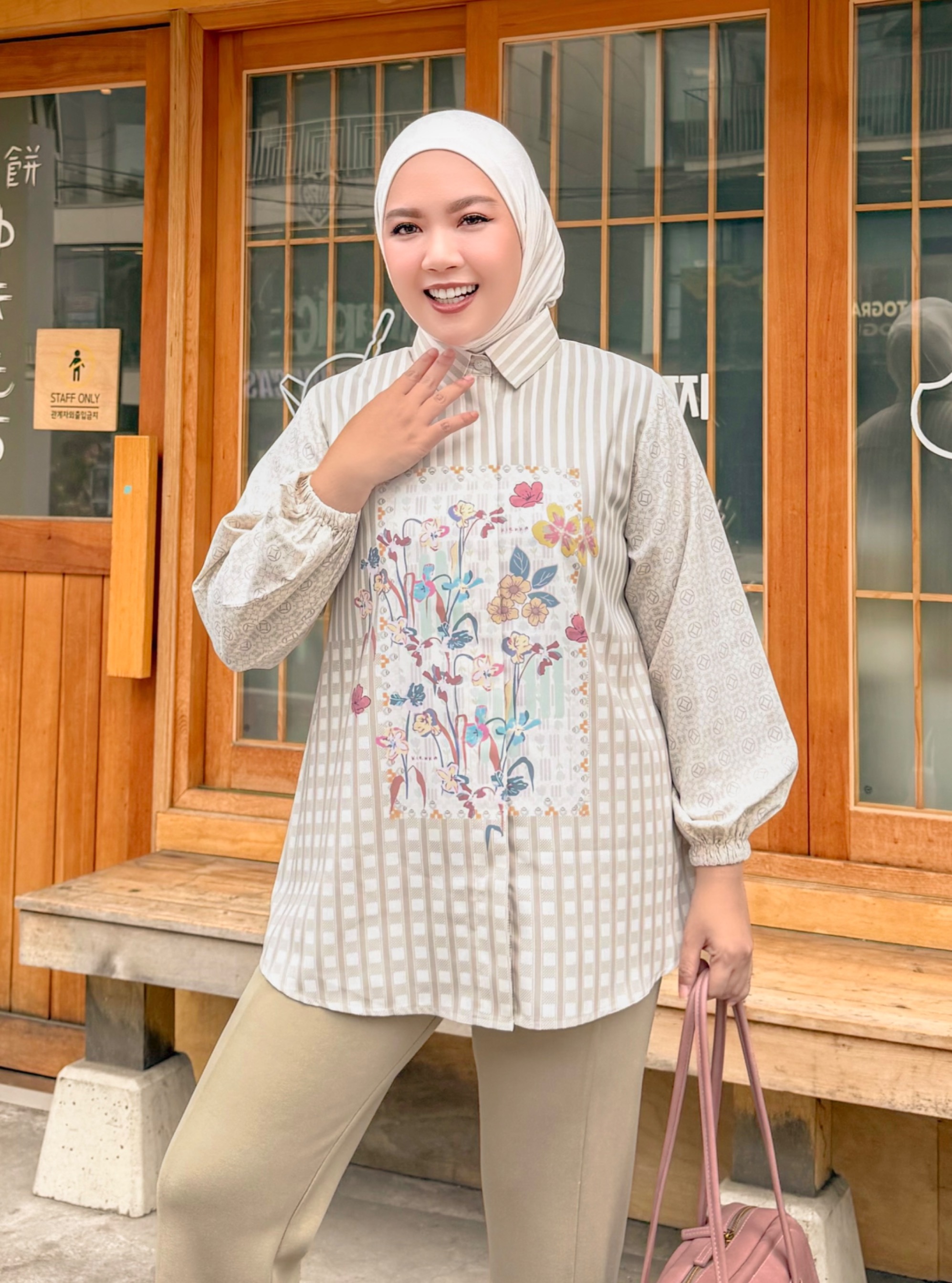 Mine Blouse Khaki