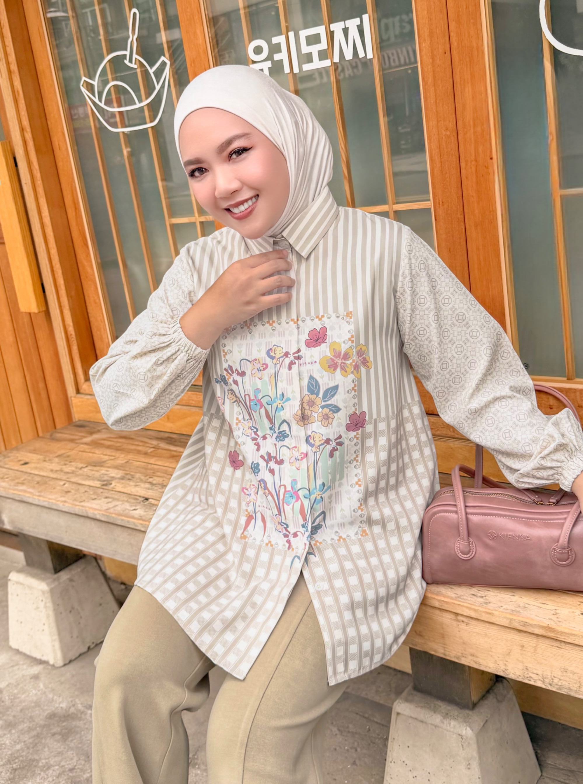 Mine Blouse Khaki