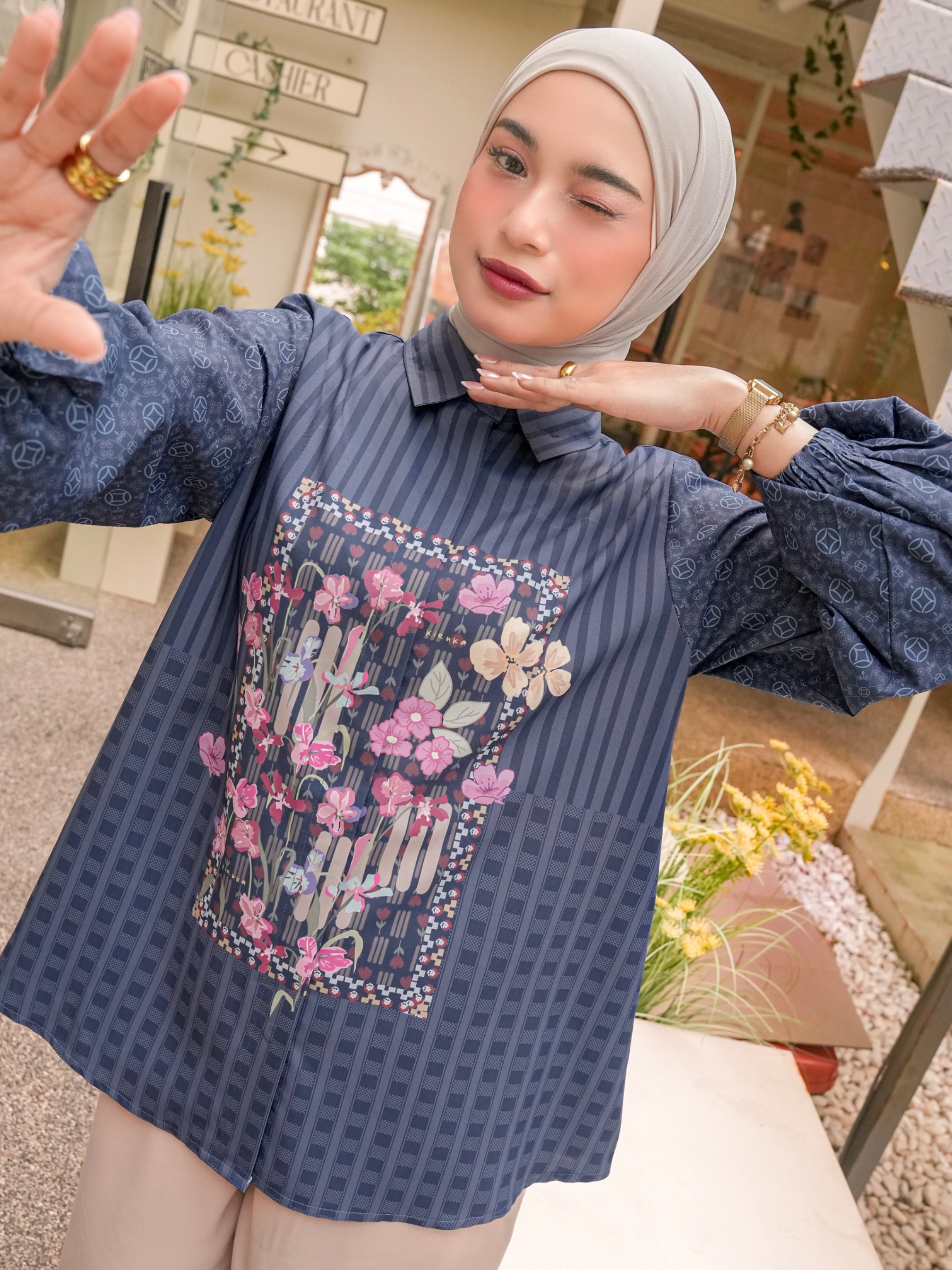 Mine Blouse Indigo