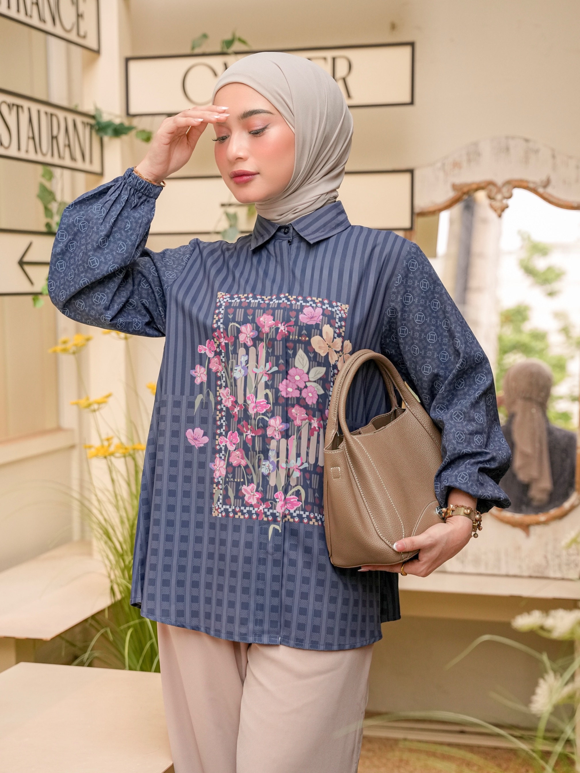 Mine Blouse Indigo