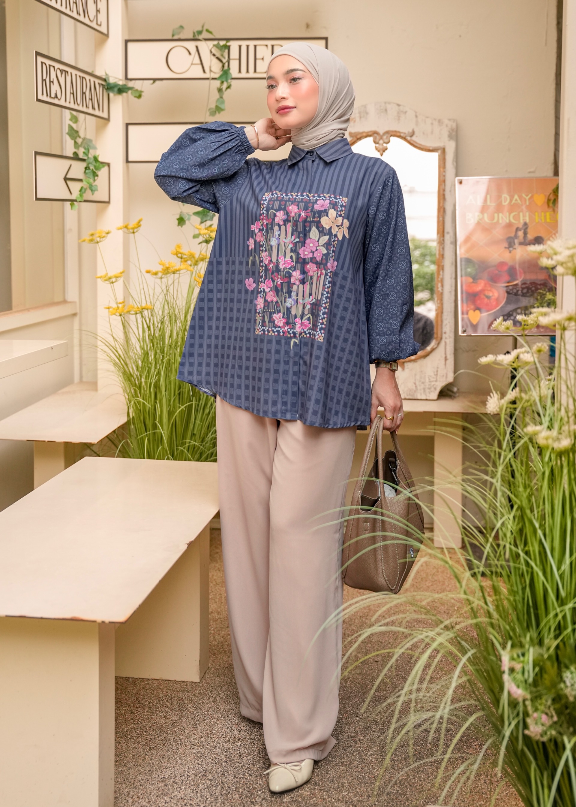 Mine Blouse Indigo