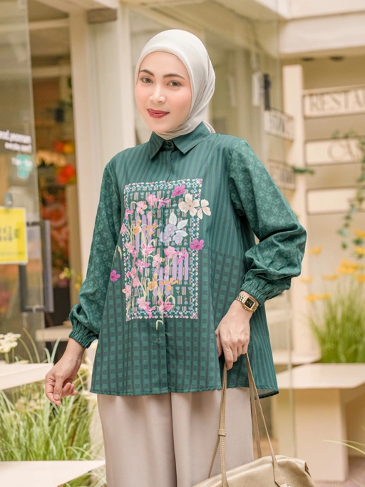 Mine Blouse Emerald