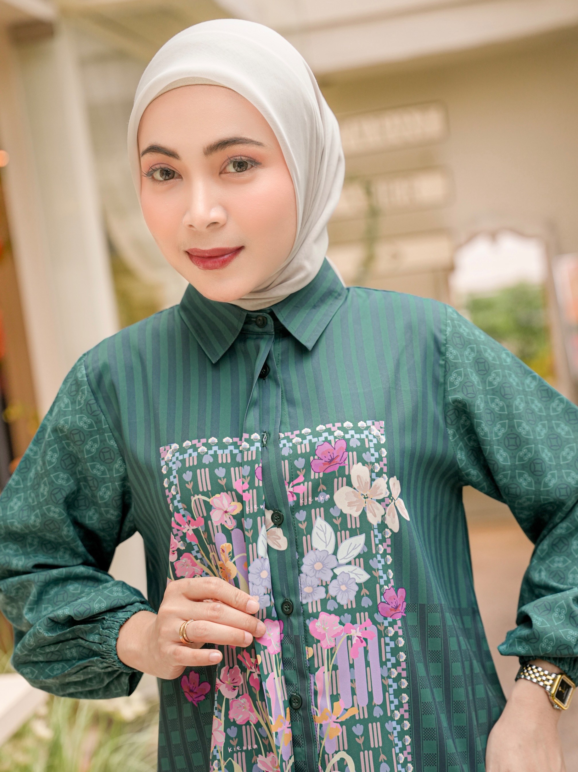 Mine Blouse Emerald