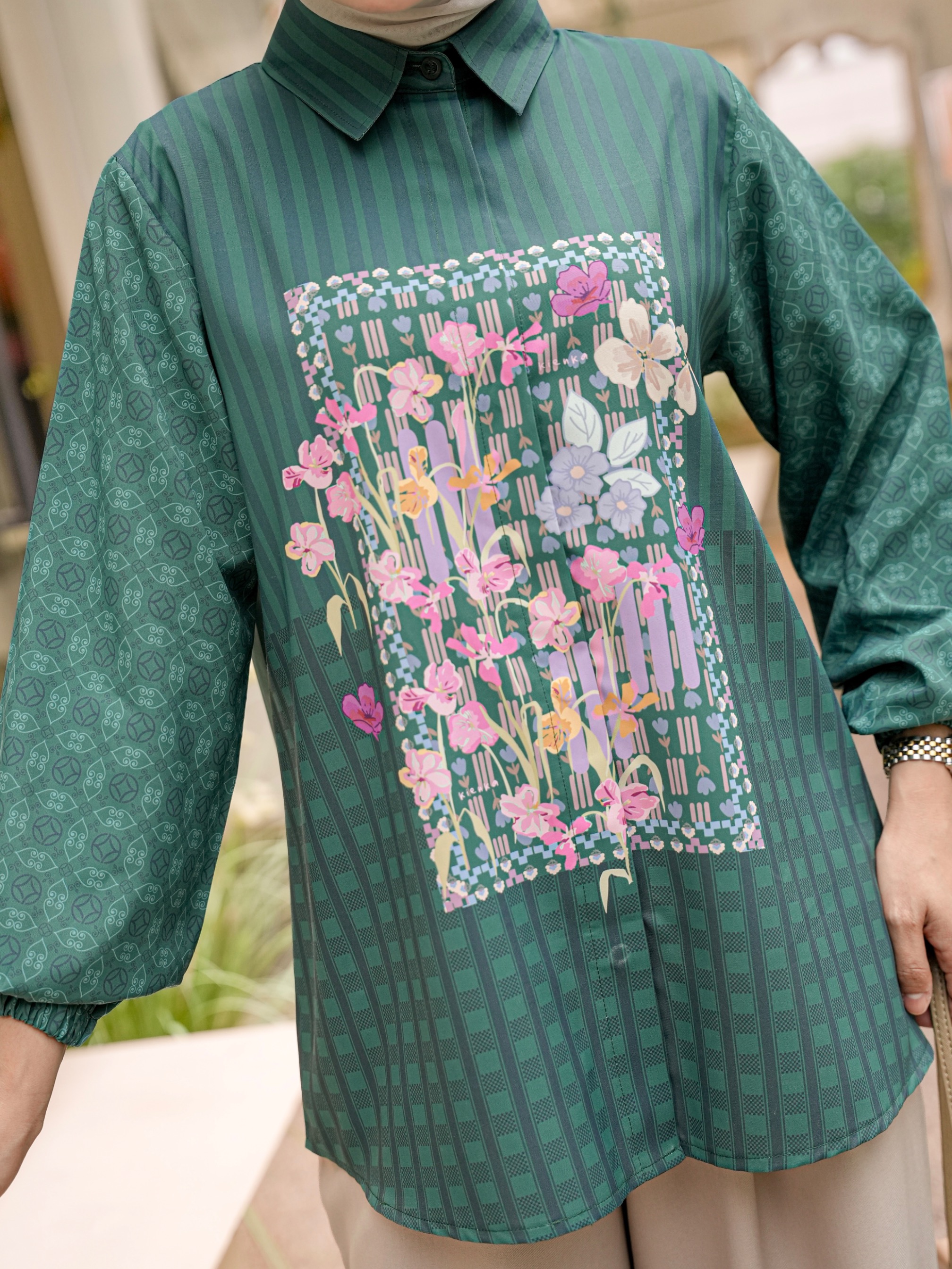 Mine Blouse Emerald