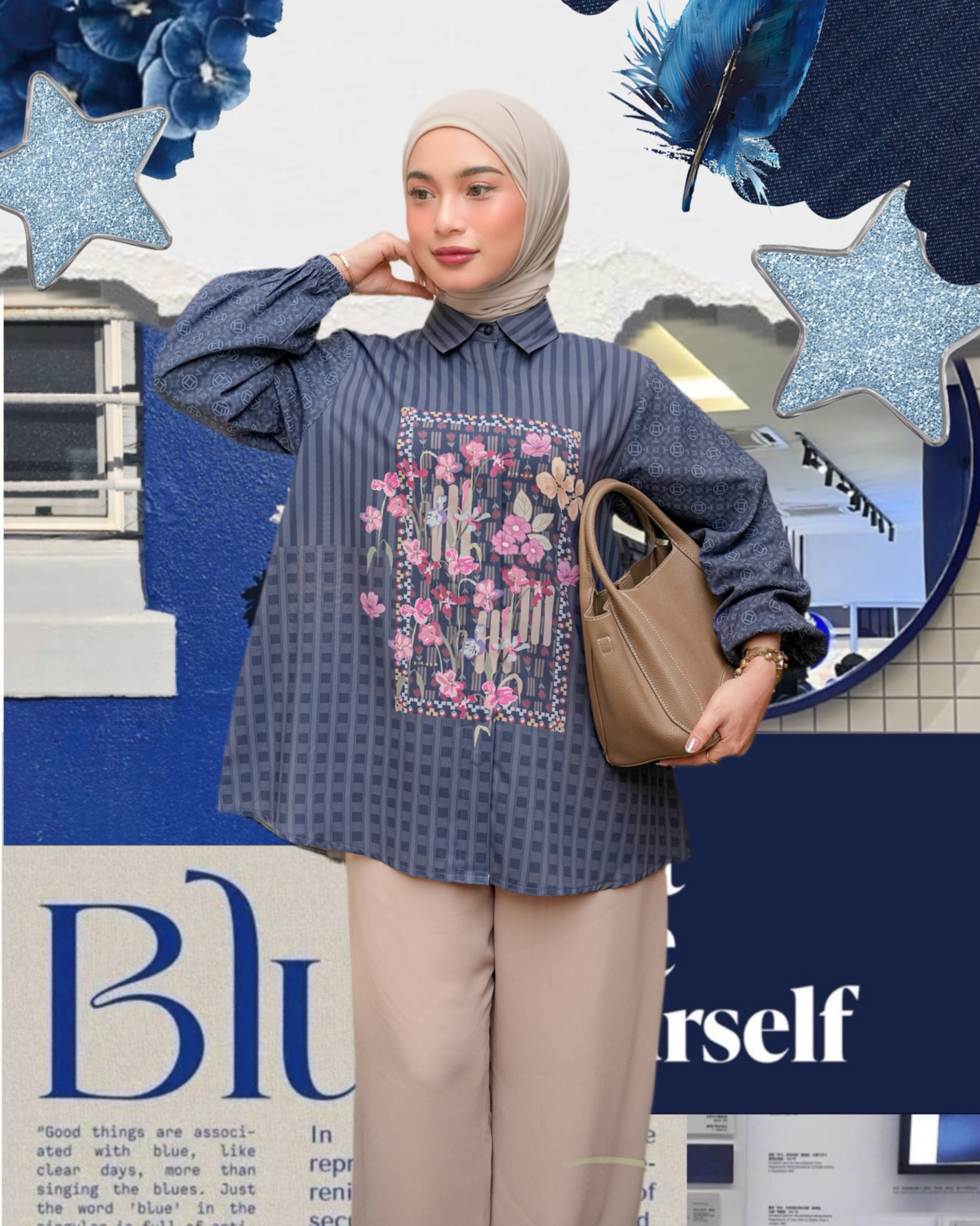 Mine Blouse Indigo