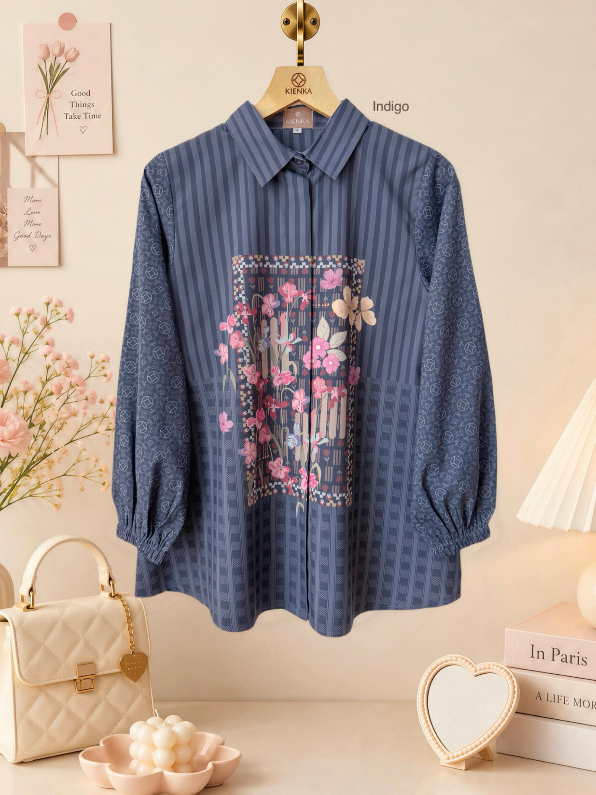 Mine Blouse Indigo