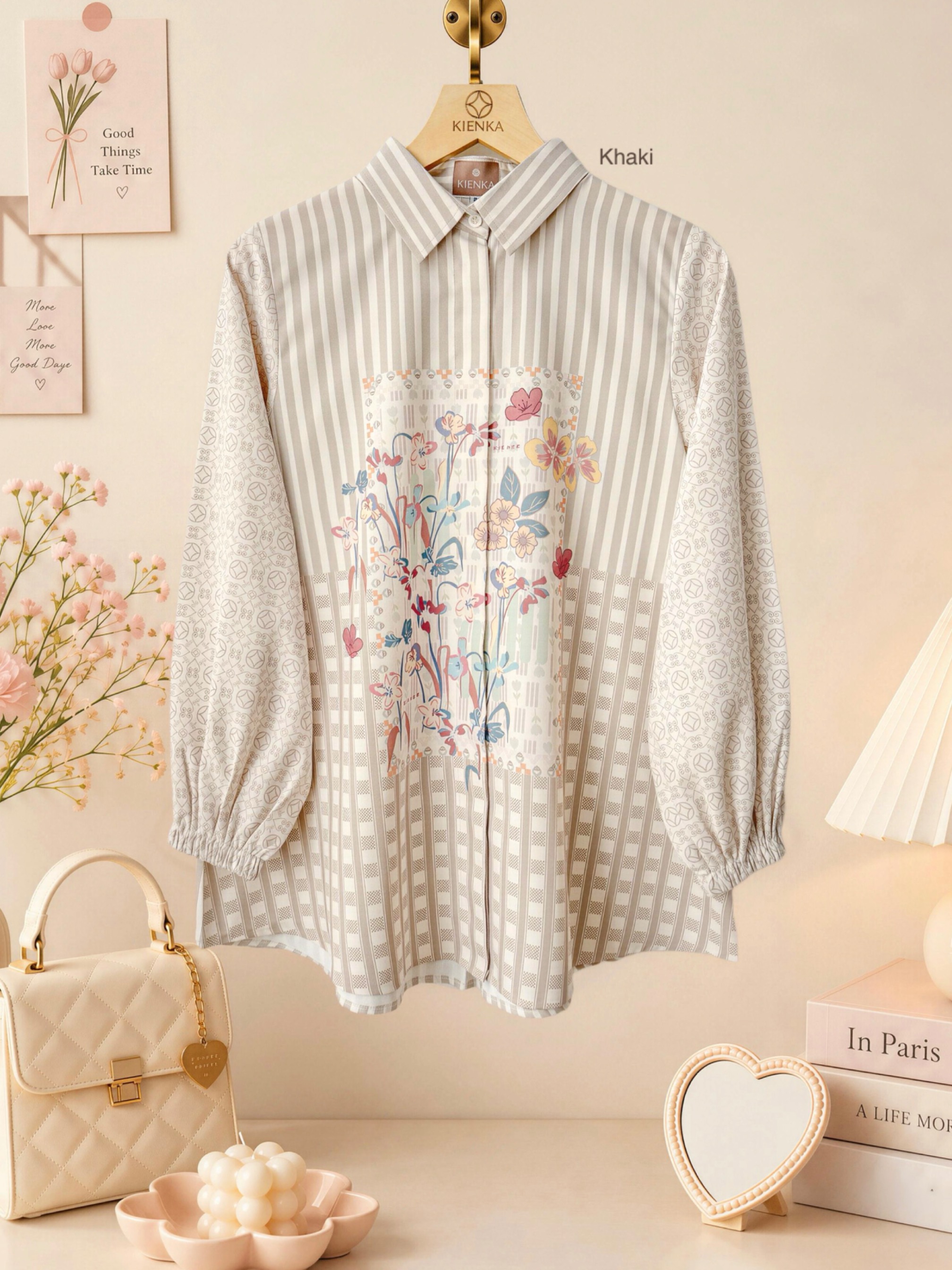 Mine Blouse Khaki