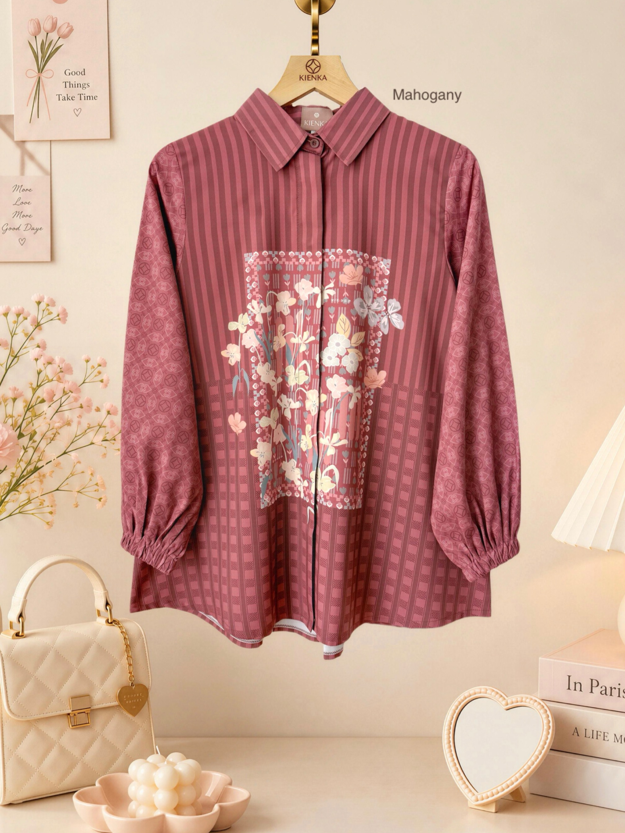 Mine Blouse Mahogany