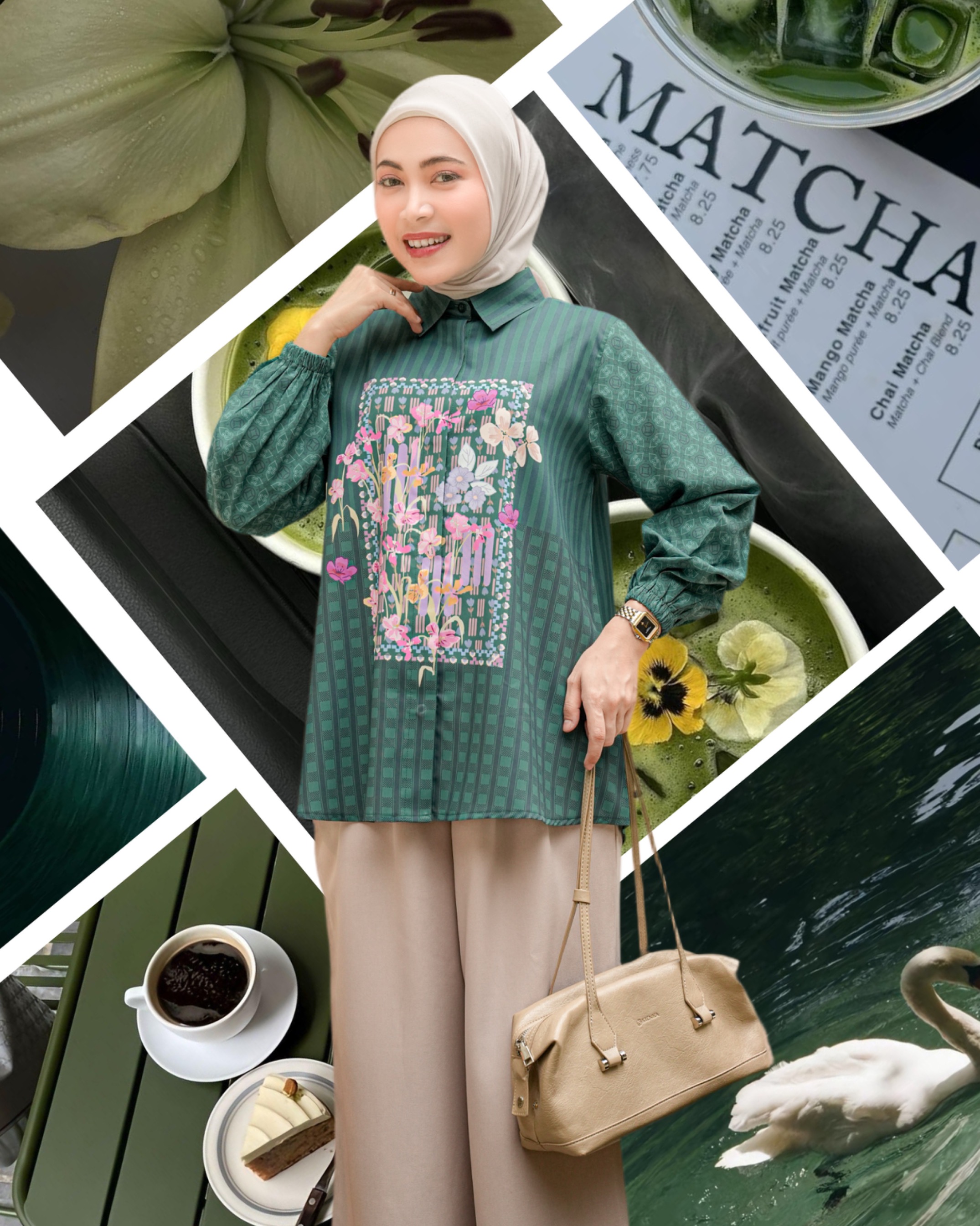 Mine Blouse Emerald