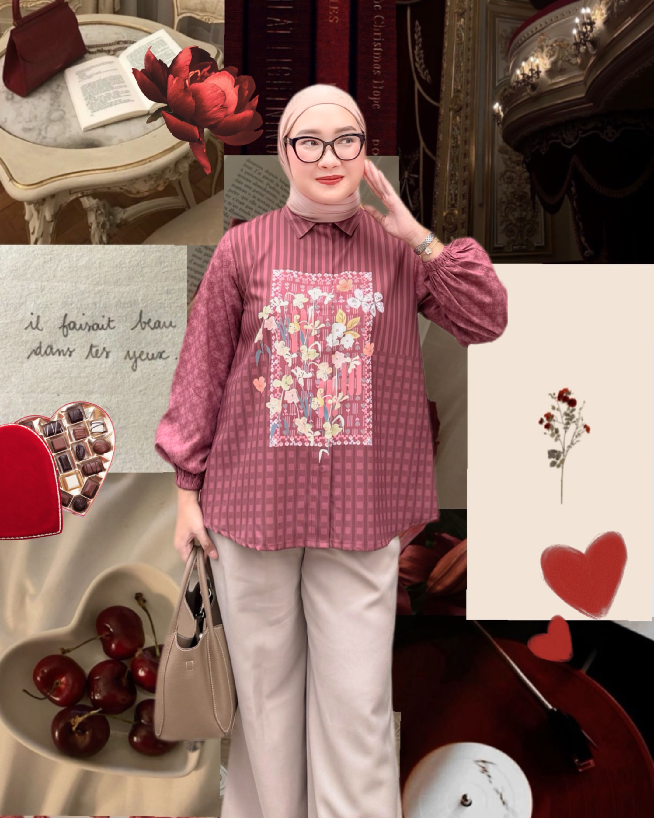 Mine Blouse Mahogany