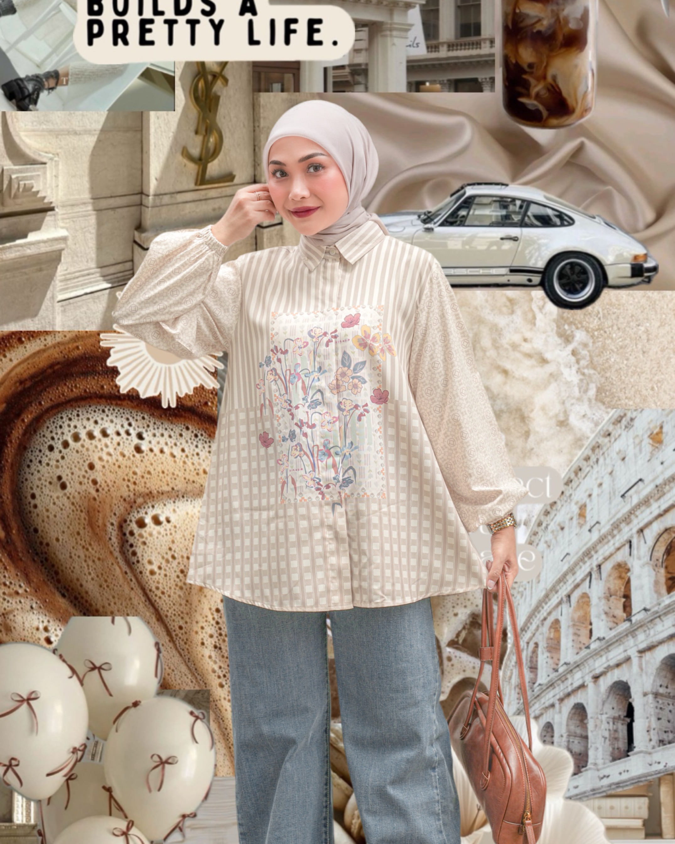 Mine Blouse Khaki