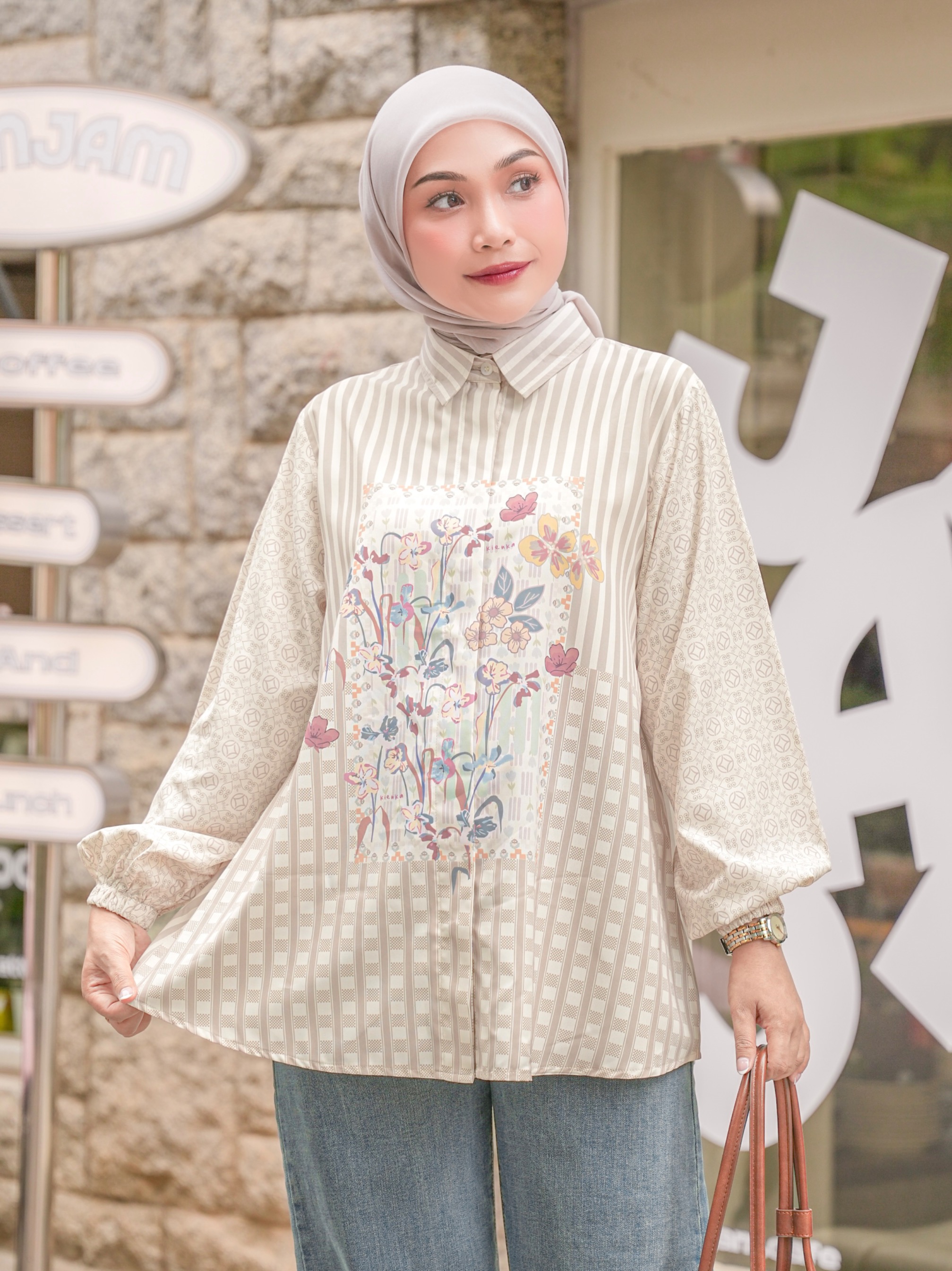 Mine Blouse Khaki