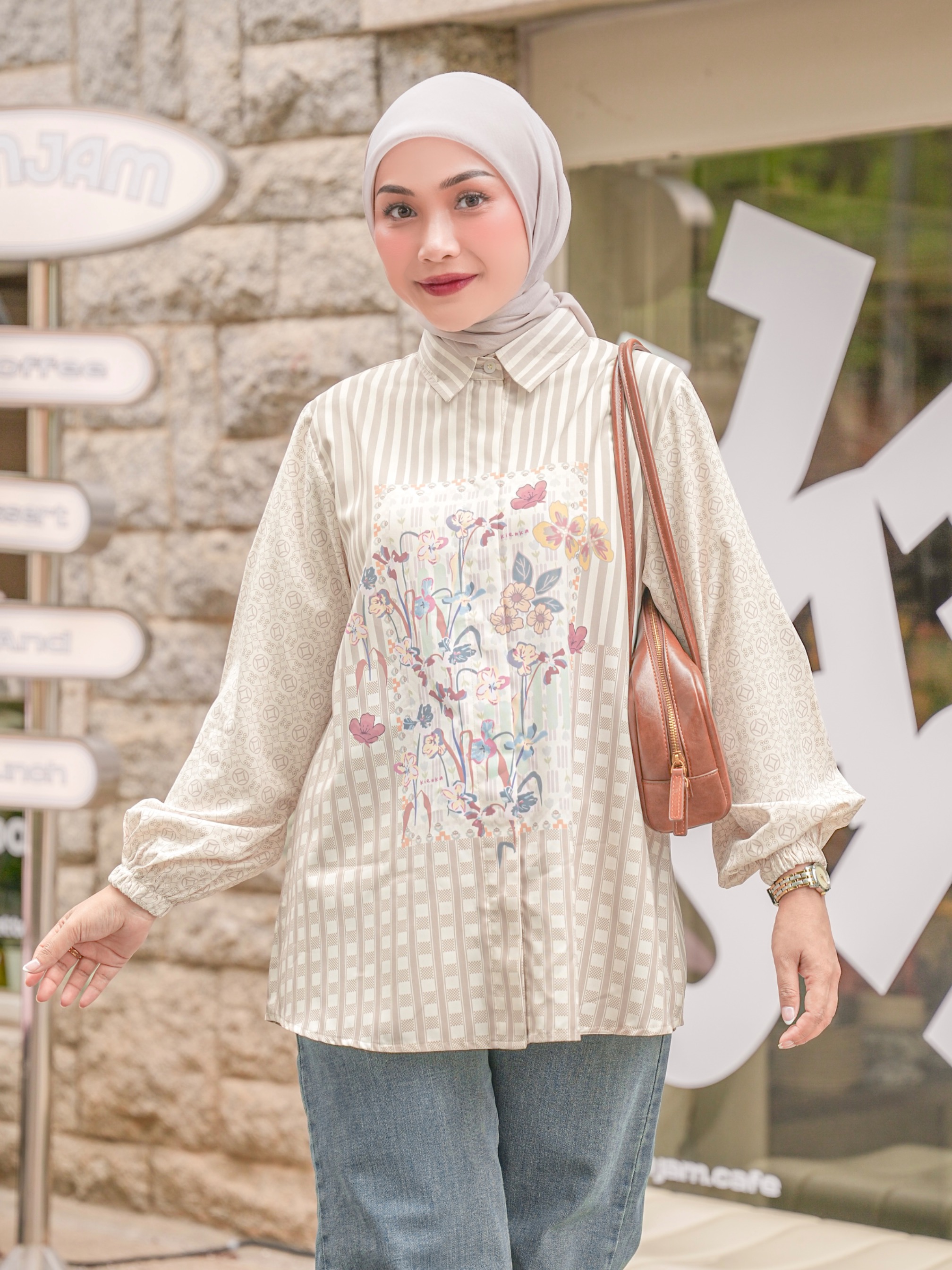 Mine Blouse Khaki