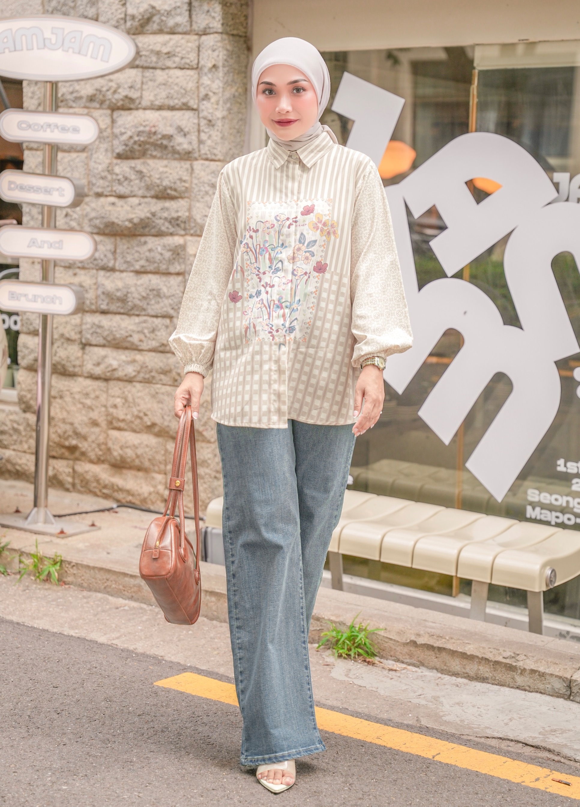 Mine Blouse Khaki