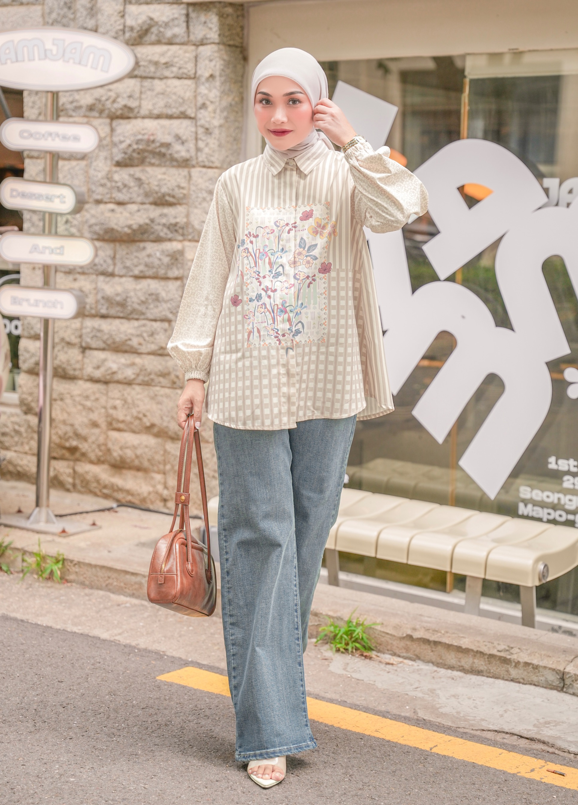 Mine Blouse Khaki