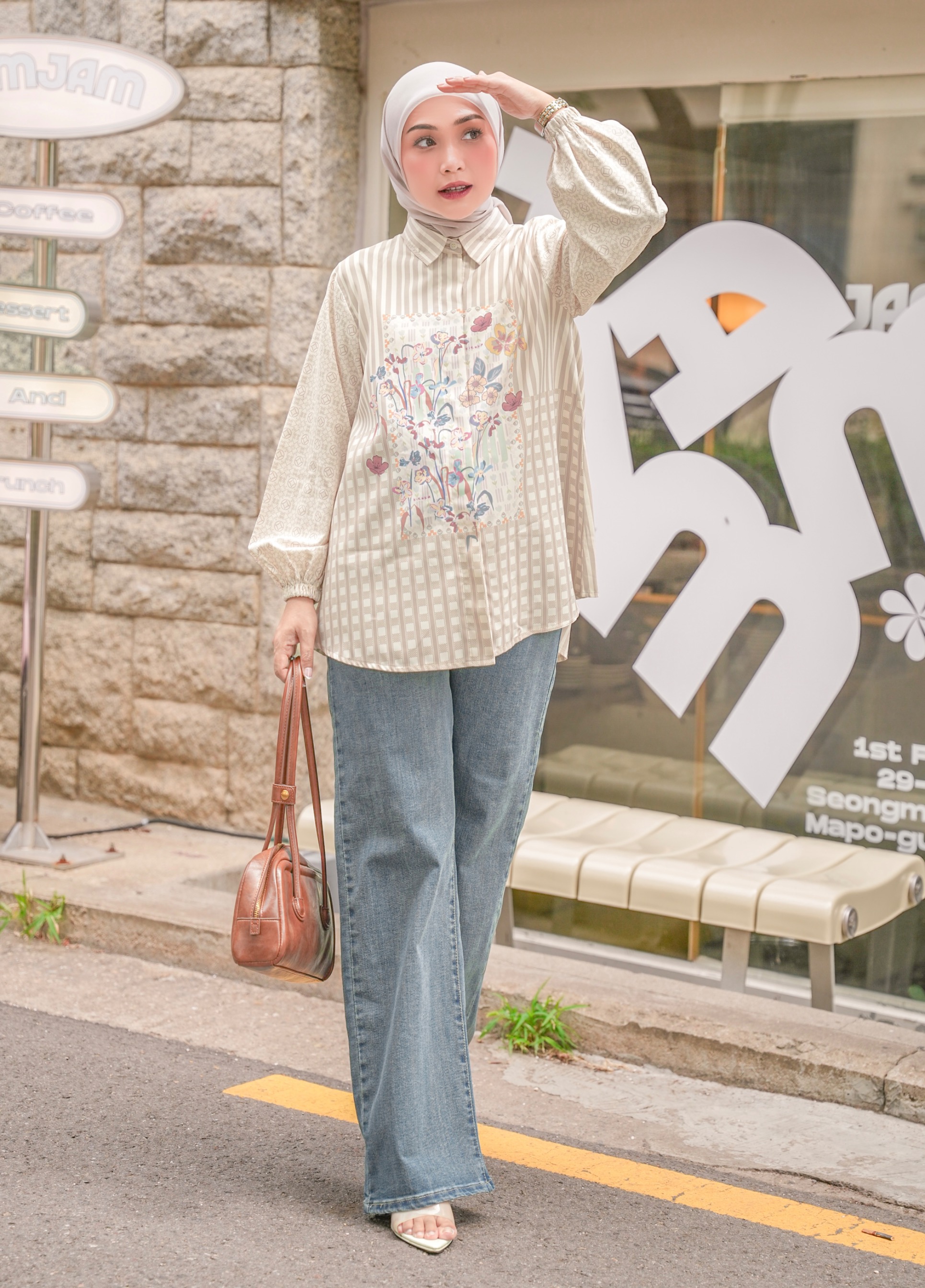 Mine Blouse Khaki