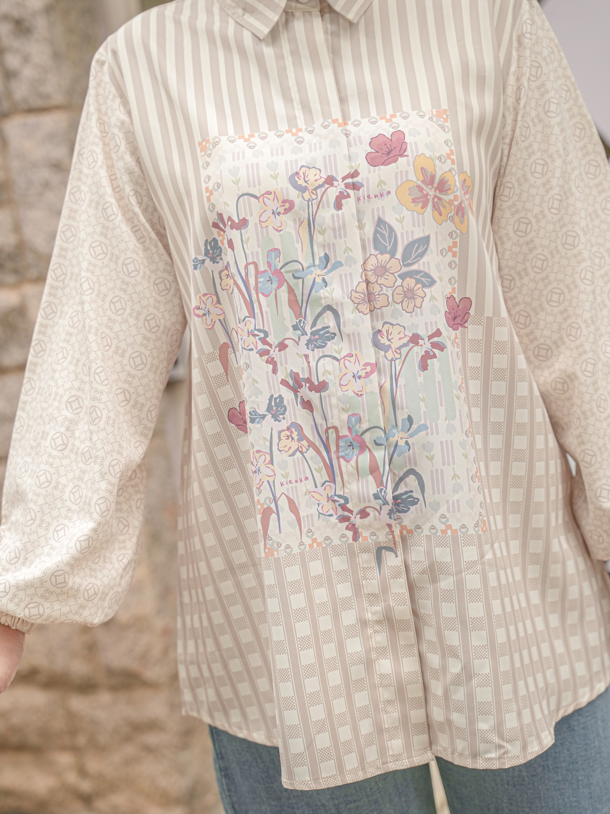 Mine Blouse Khaki