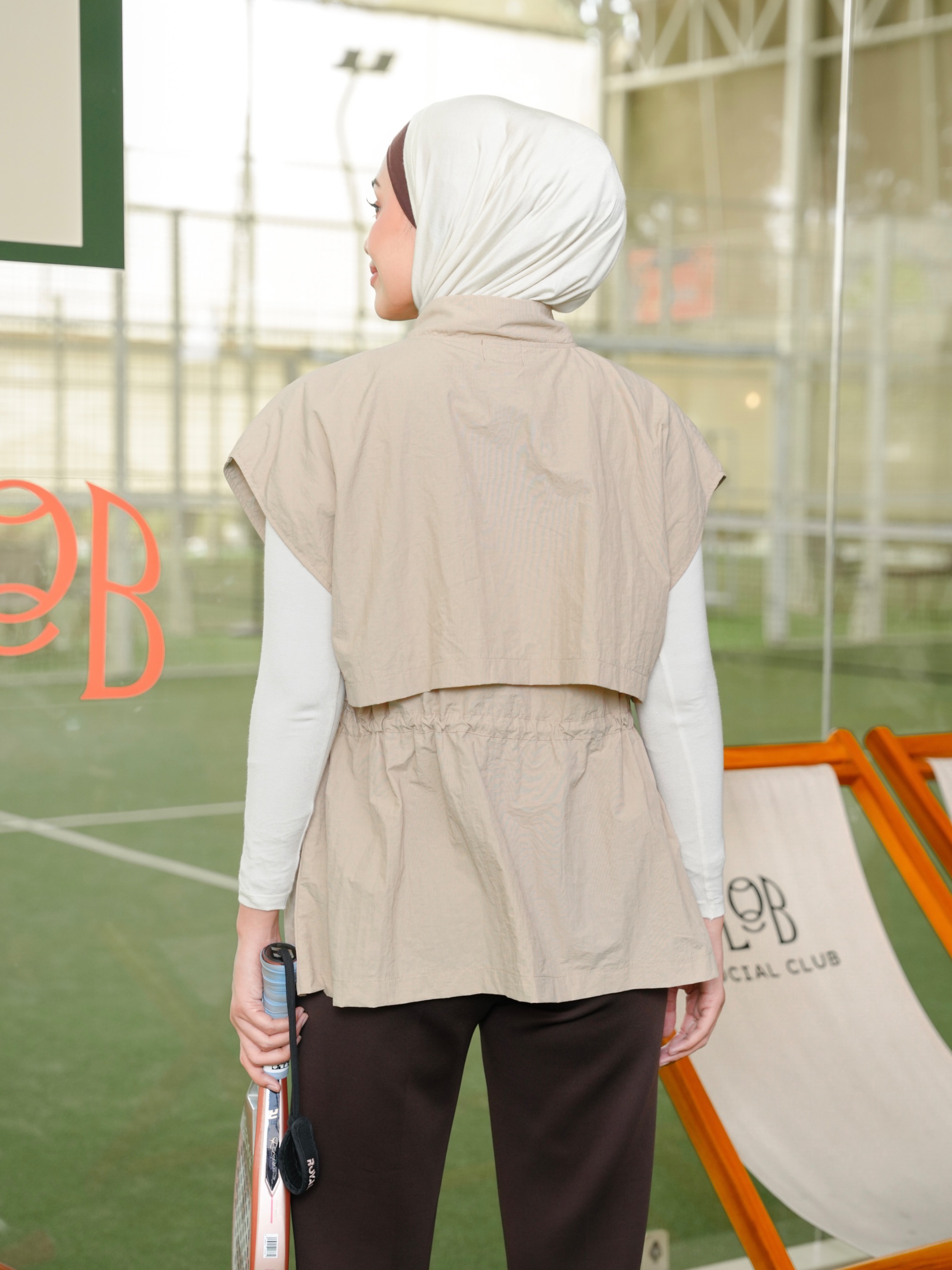 Lany Vest Activewear Ivory
