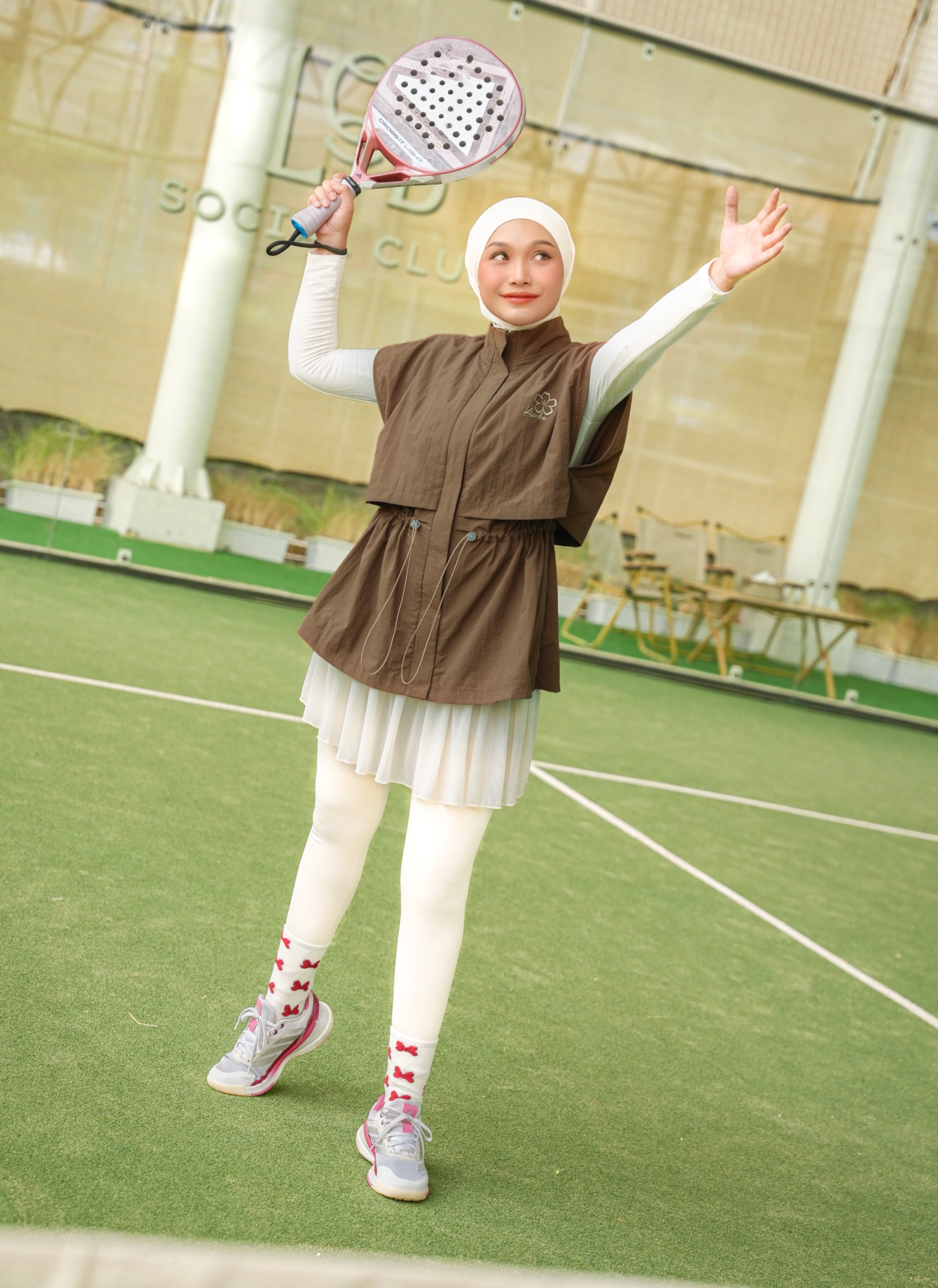 Lany Vest Activewear Caramel