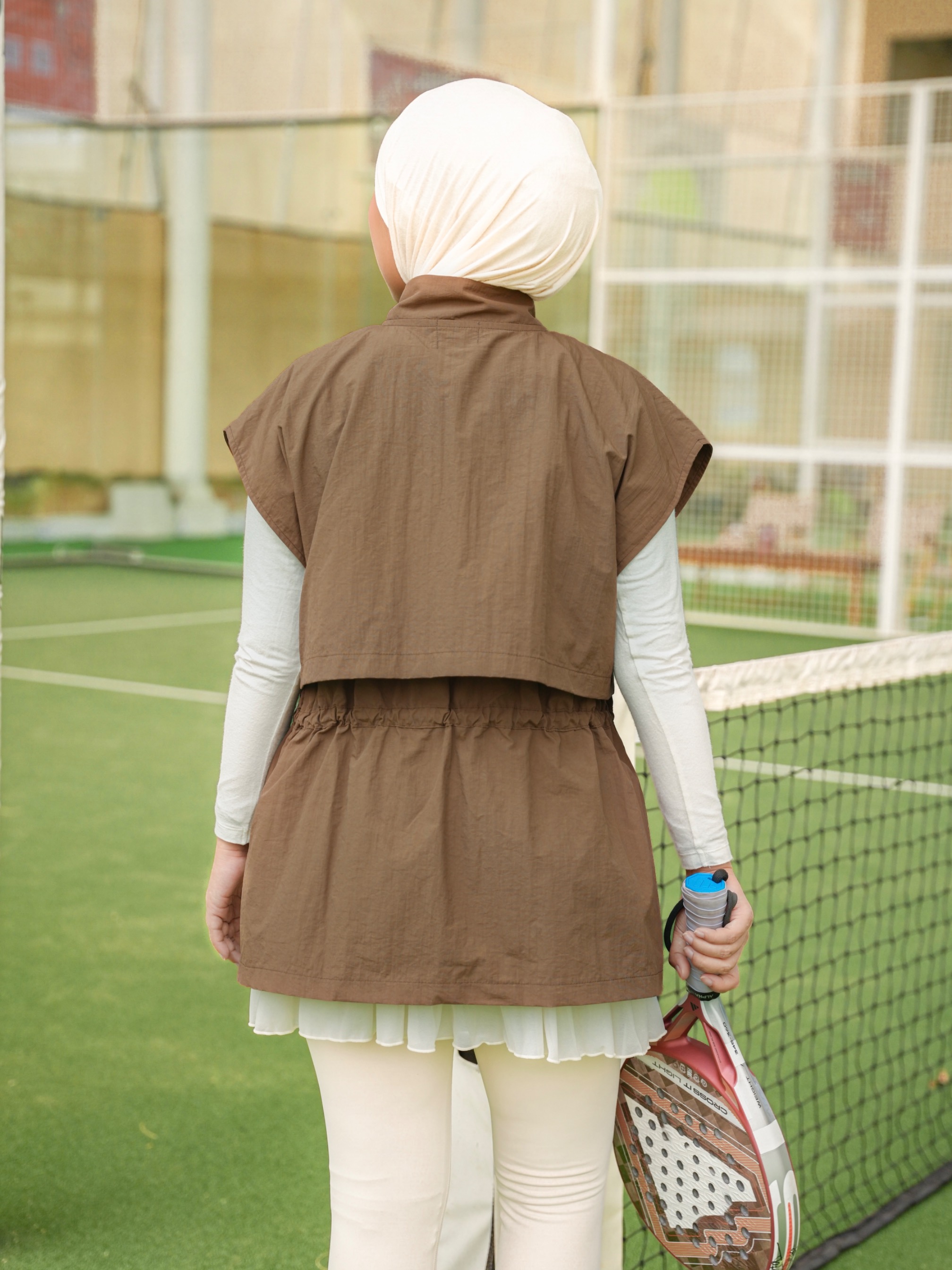 Lany Vest Activewear Caramel