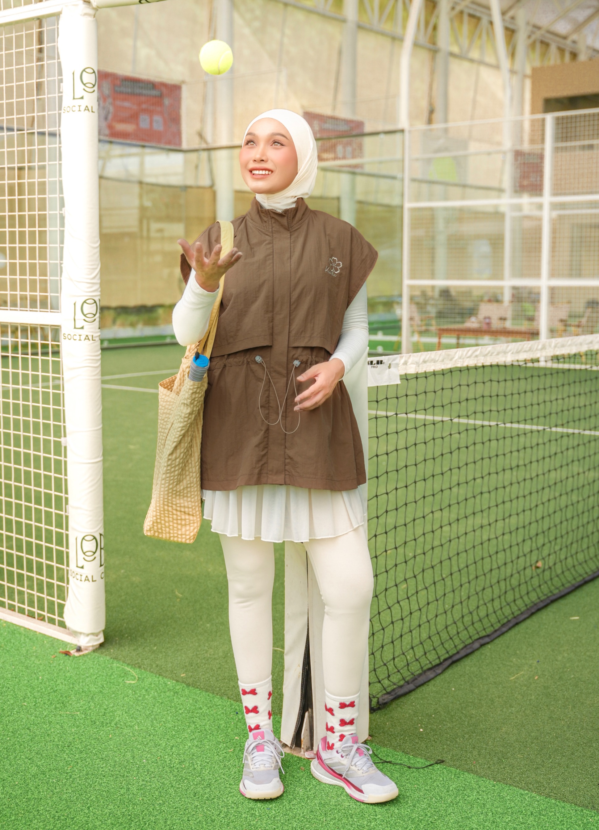 Lany Vest Activewear Caramel