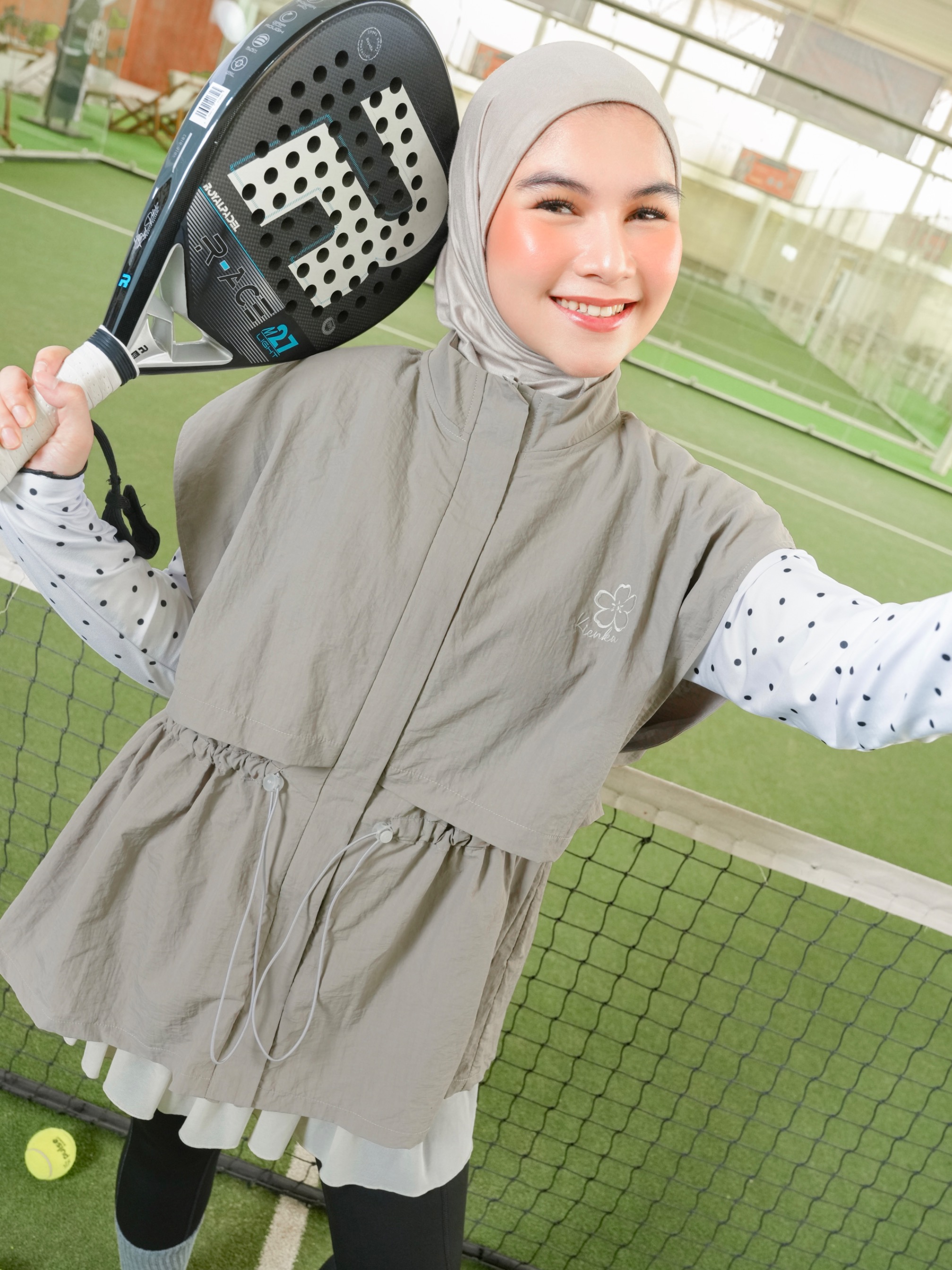 Lany Vest Activewear Pewter
